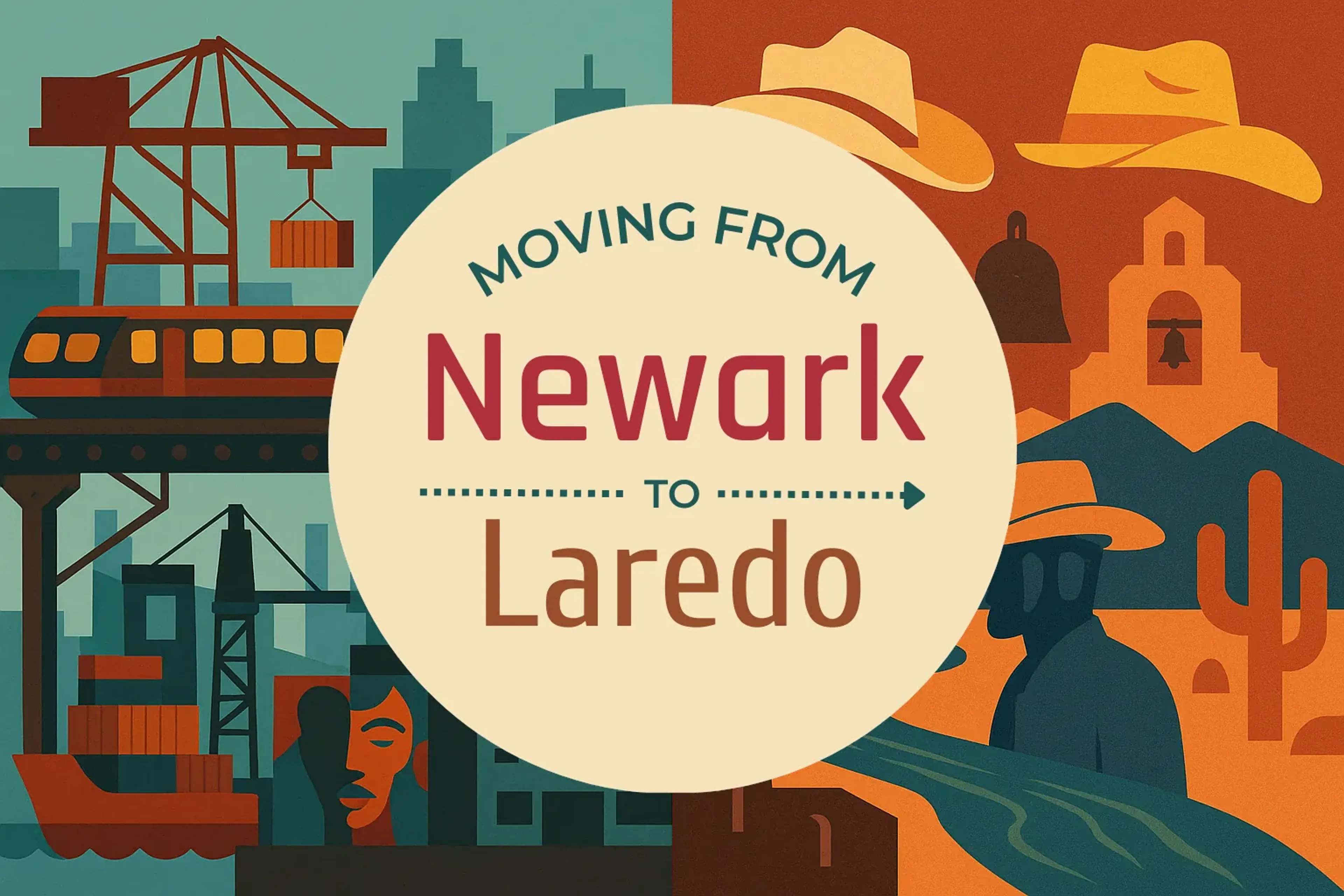 Side-by-side comparison of Newark to Laredo moving companies
