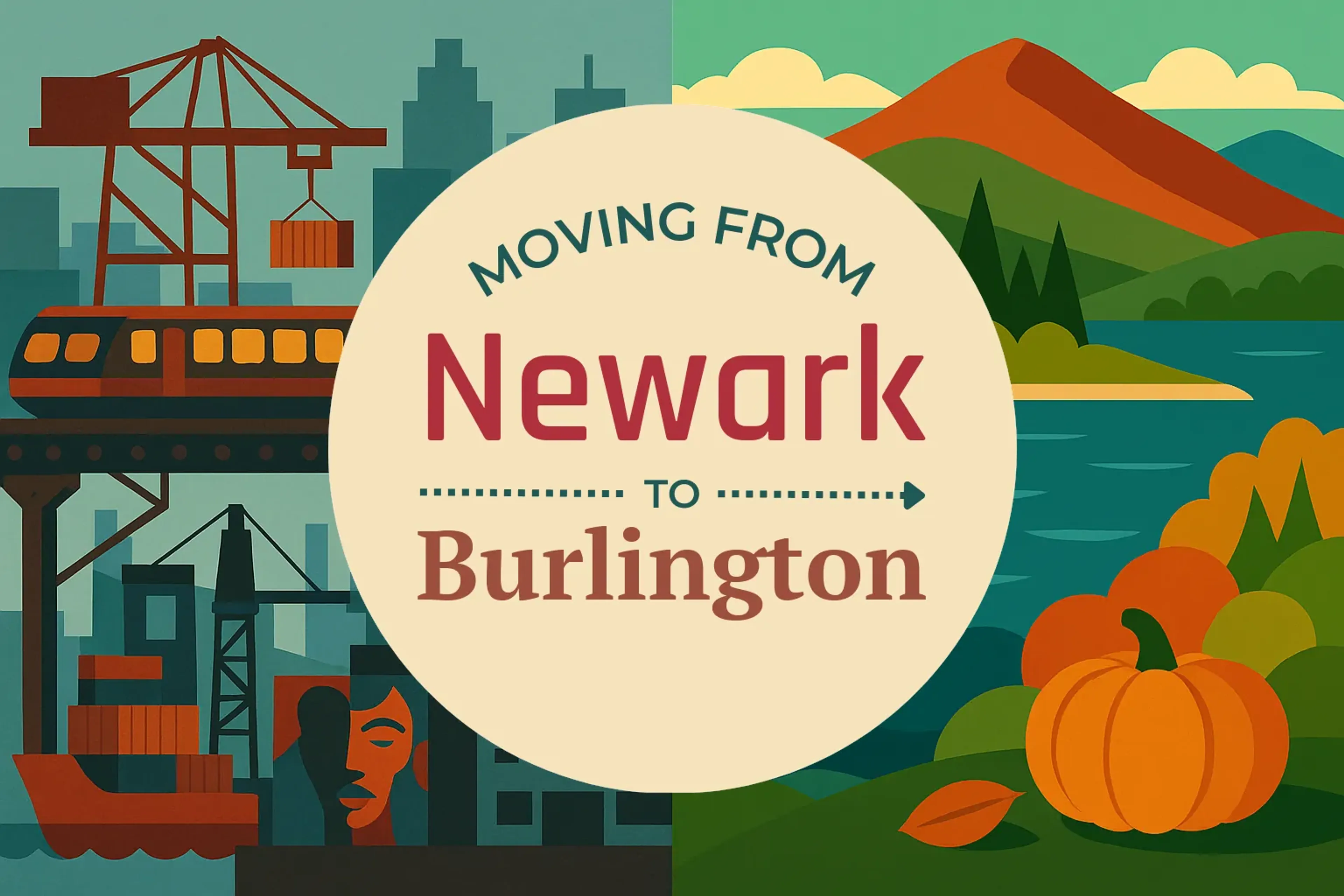 Side-by-side comparison of Newark to Burlington moving companies