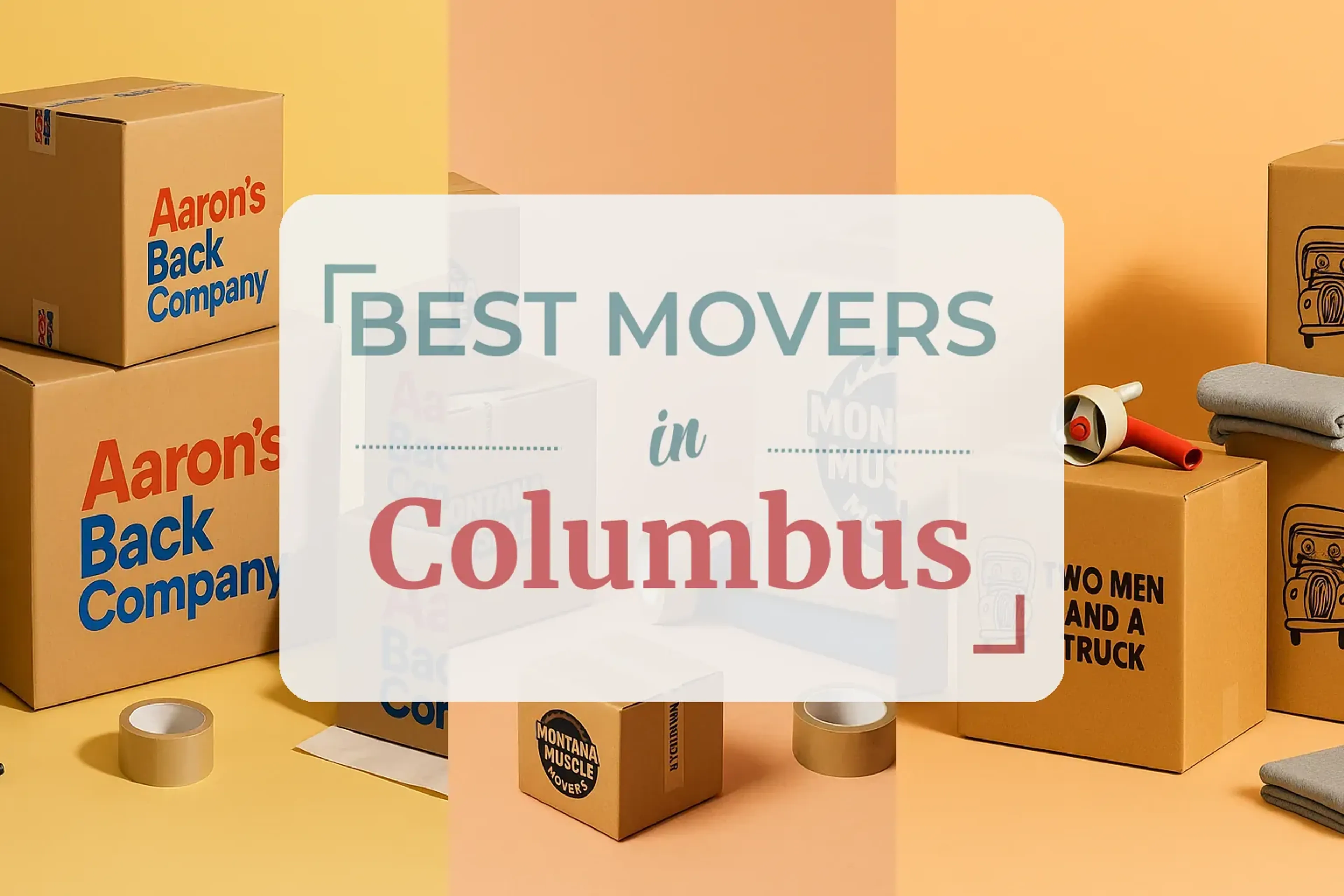 Side-by-side comparison of Columbus moving companies
