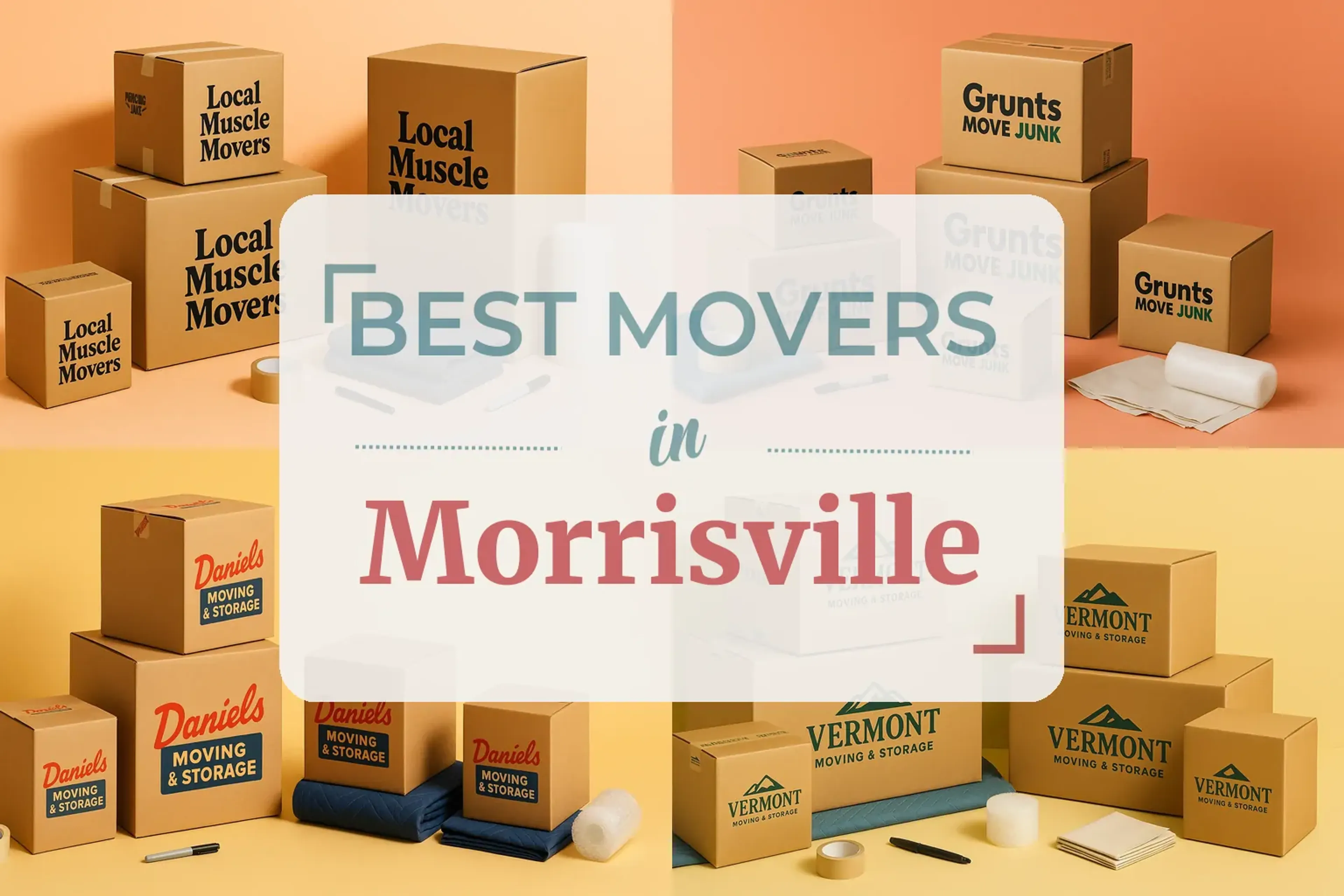 Side-by-side comparison of Morrisville moving companies