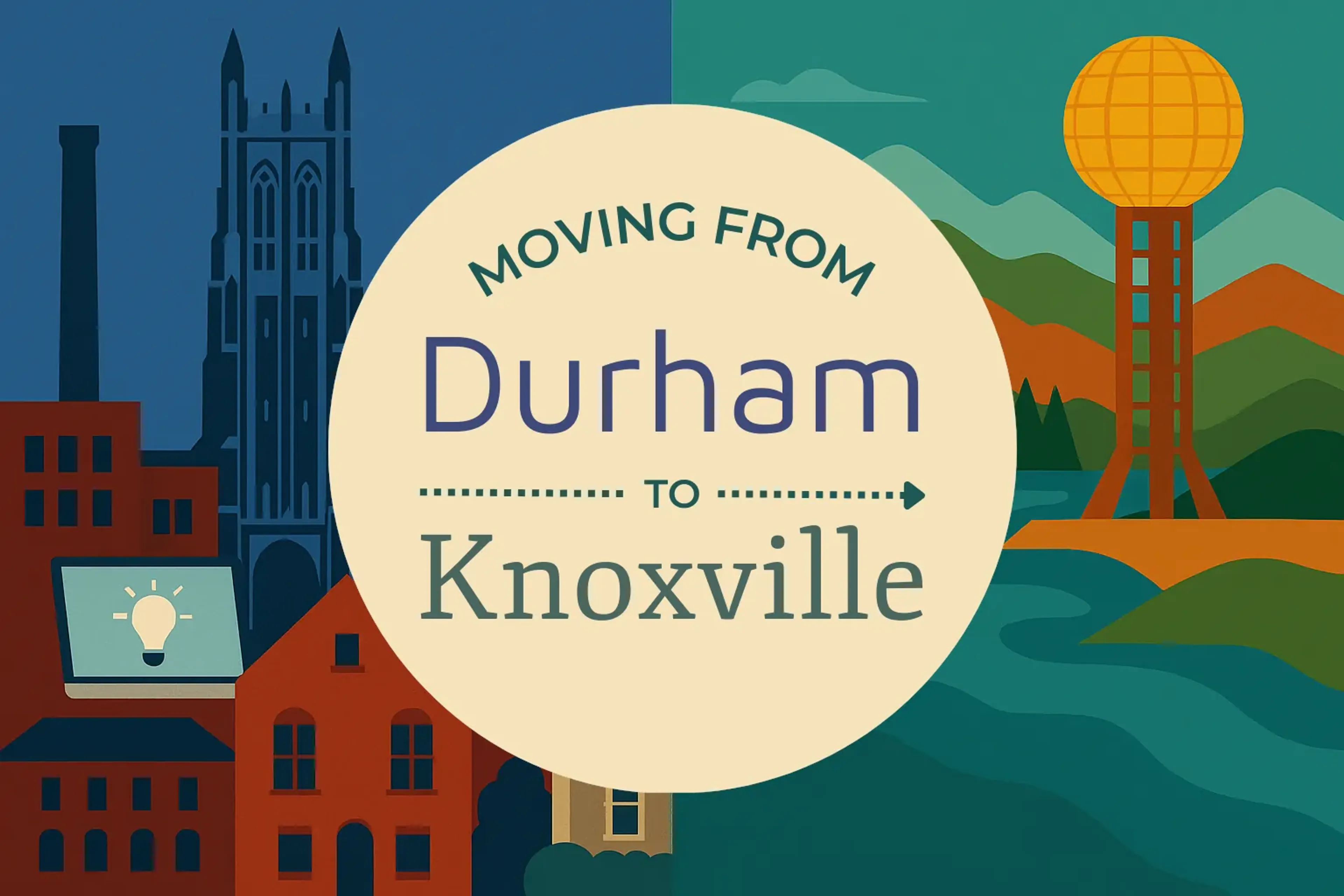 Side-by-side comparison of Durham to Knoxville moving companies
