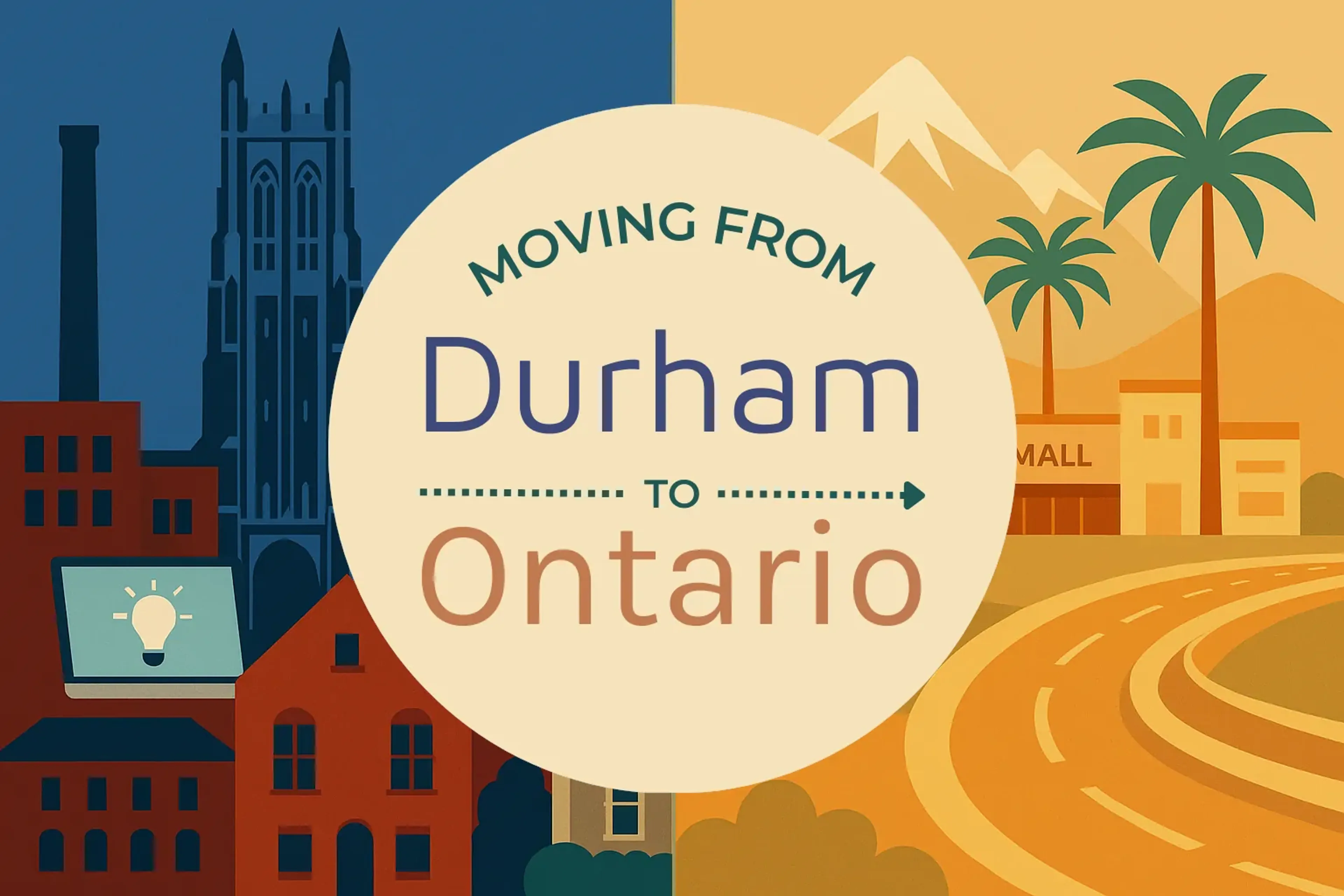 Side-by-side comparison of Durham to Ontario moving companies