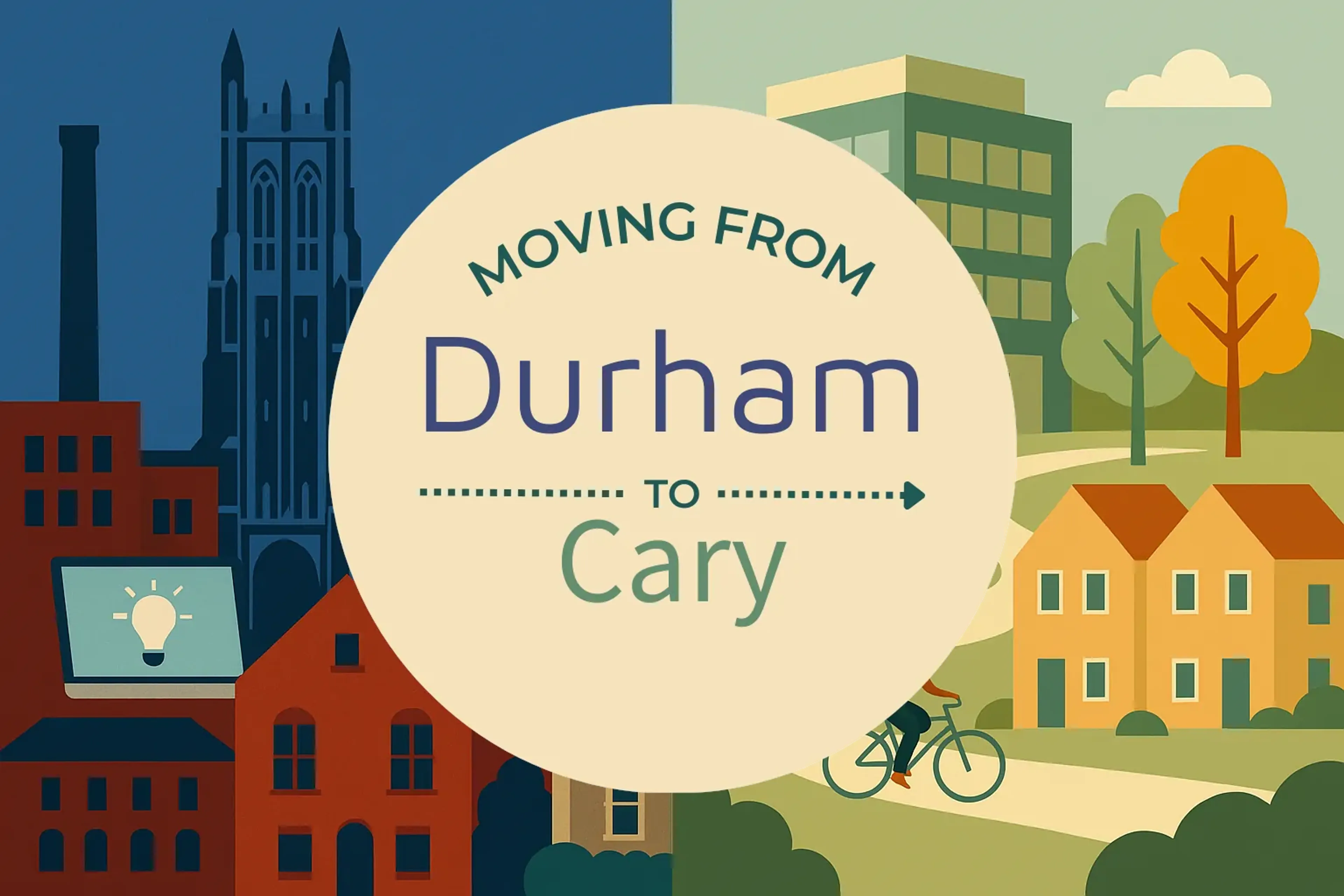 Side-by-side comparison of Durham to Cary moving companies