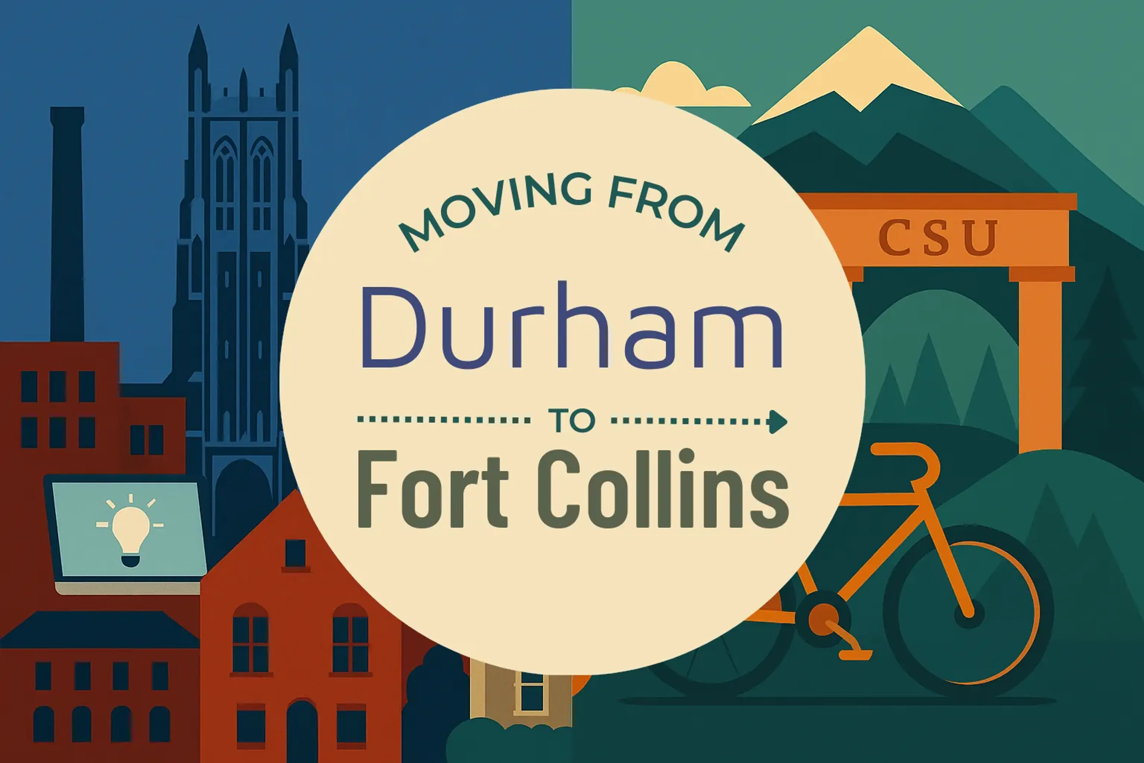 Side-by-side comparison of Durham to Fort Collins moving companies
