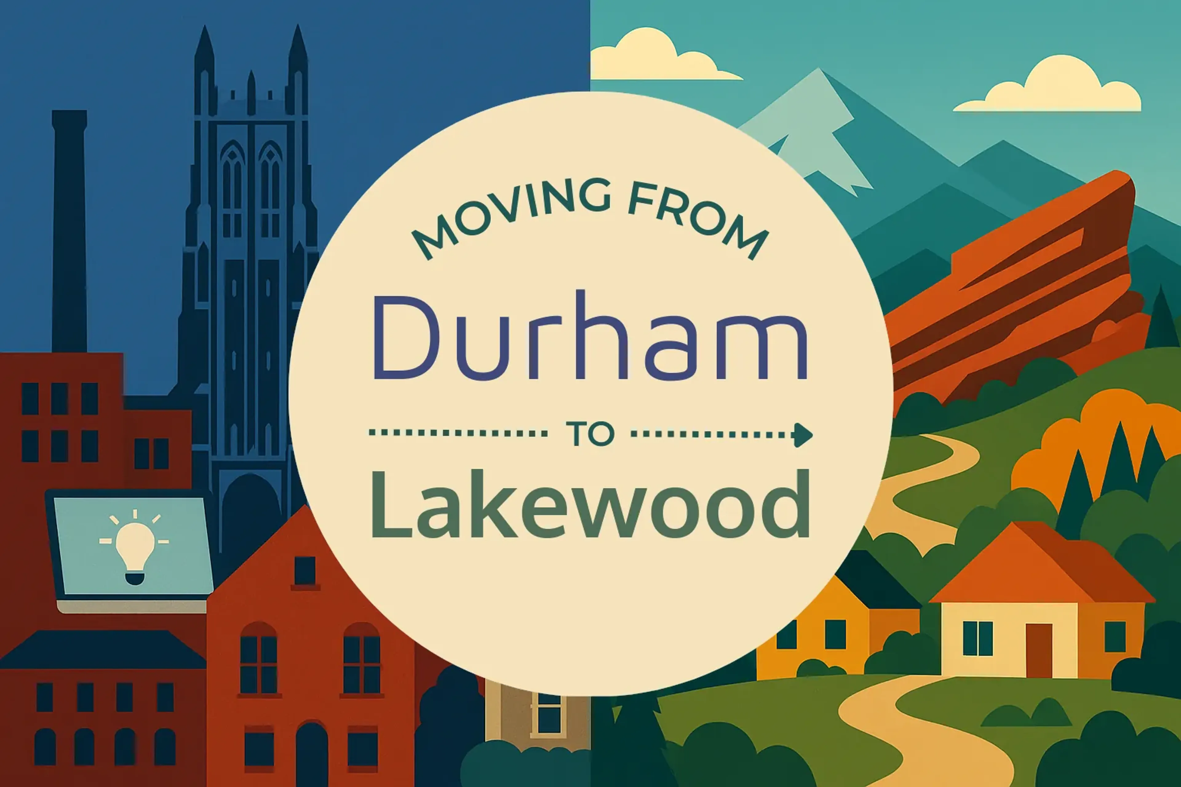 Side-by-side comparison of Durham to Lakewood moving companies