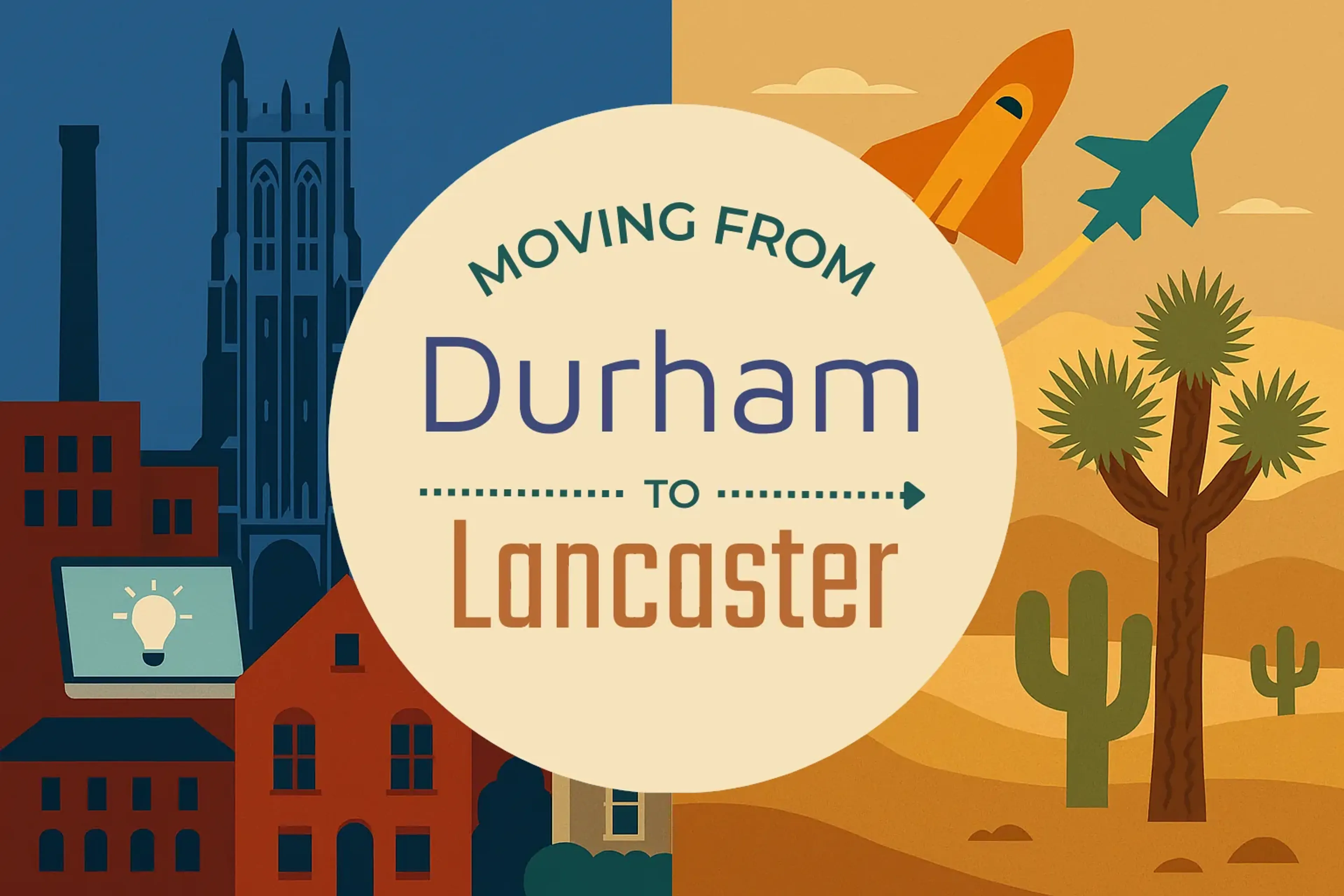 Side-by-side comparison of Durham to Lancaster moving companies