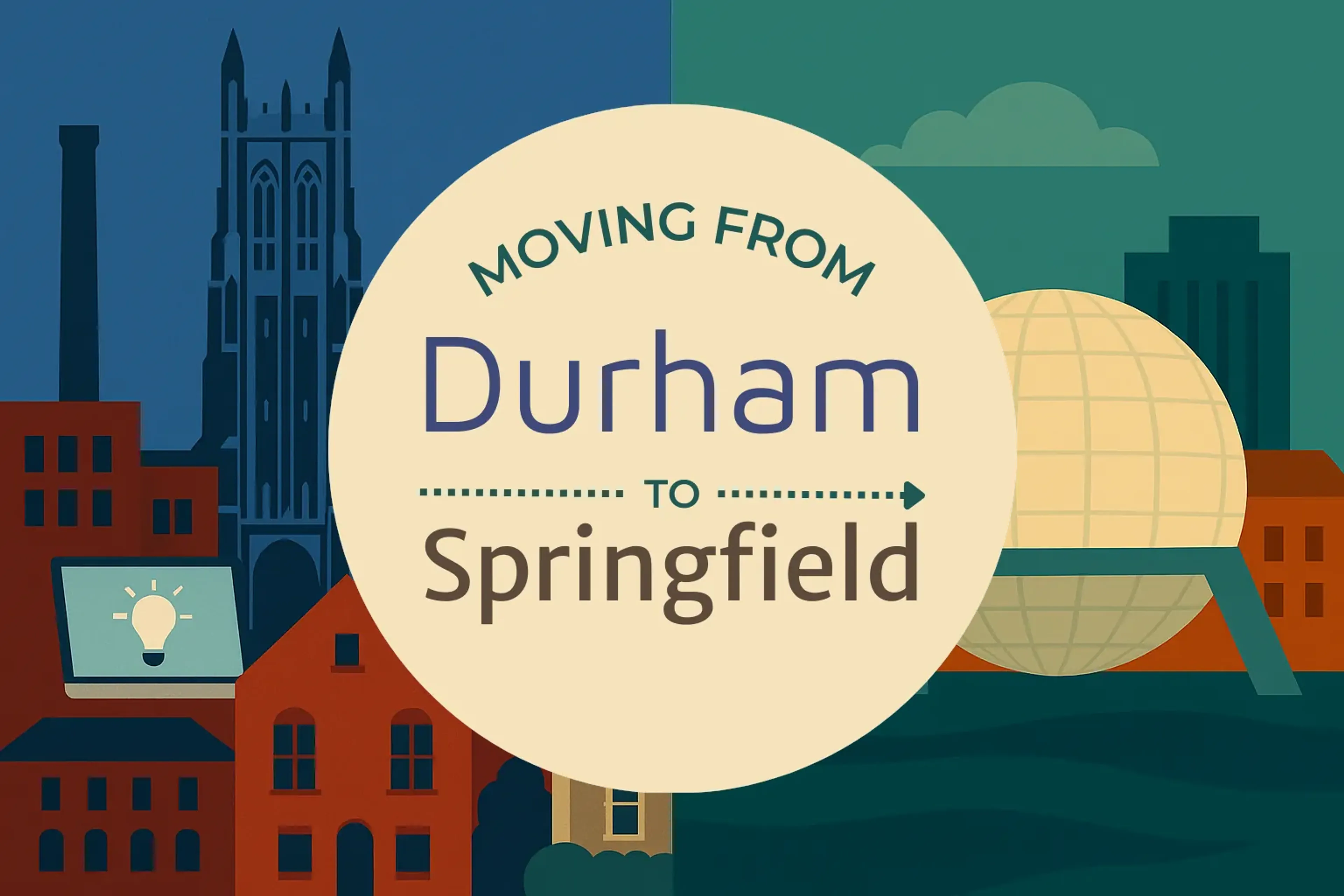 Side-by-side comparison of Durham to Springfield moving companies