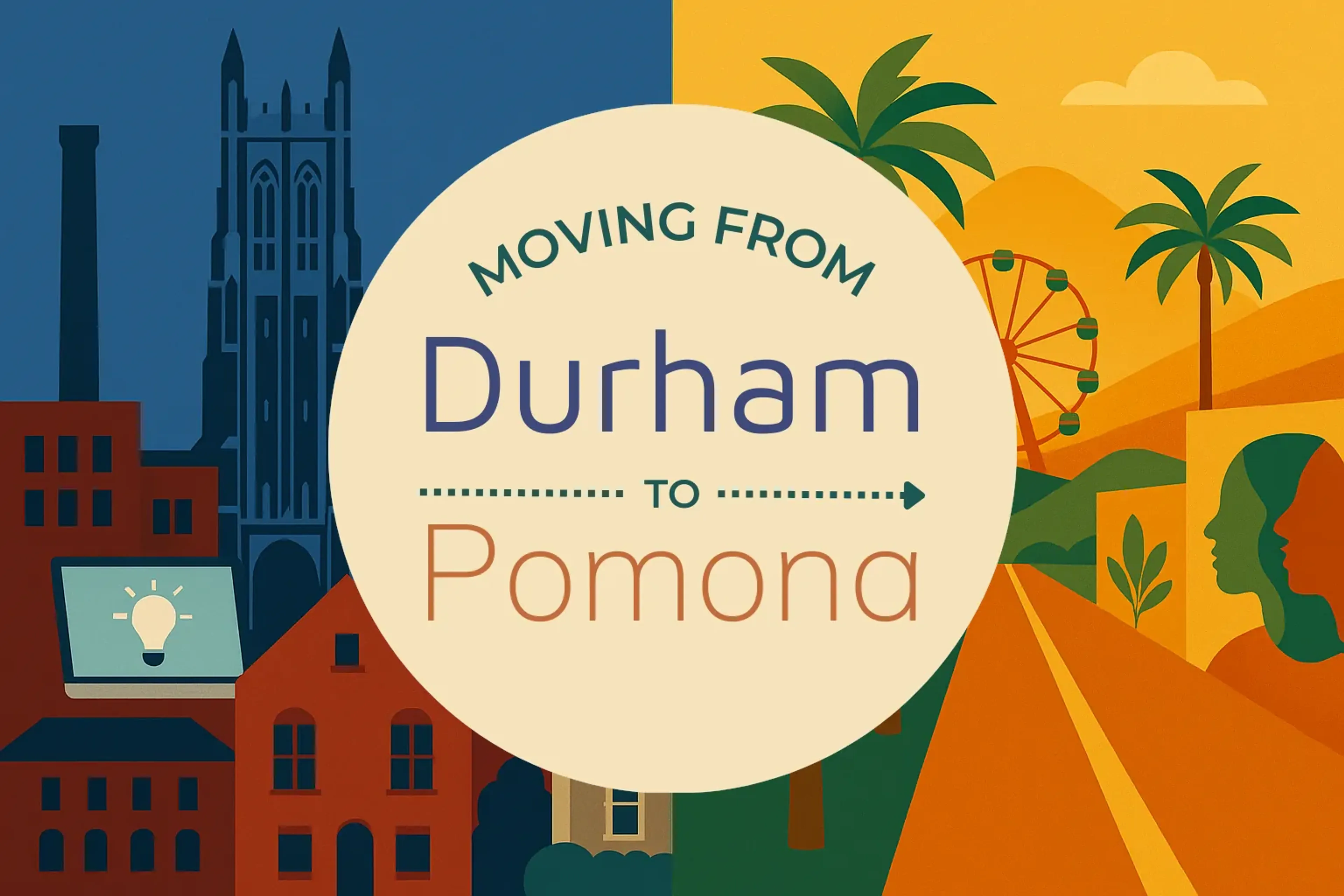 Side-by-side comparison of Durham to Pomona moving companies