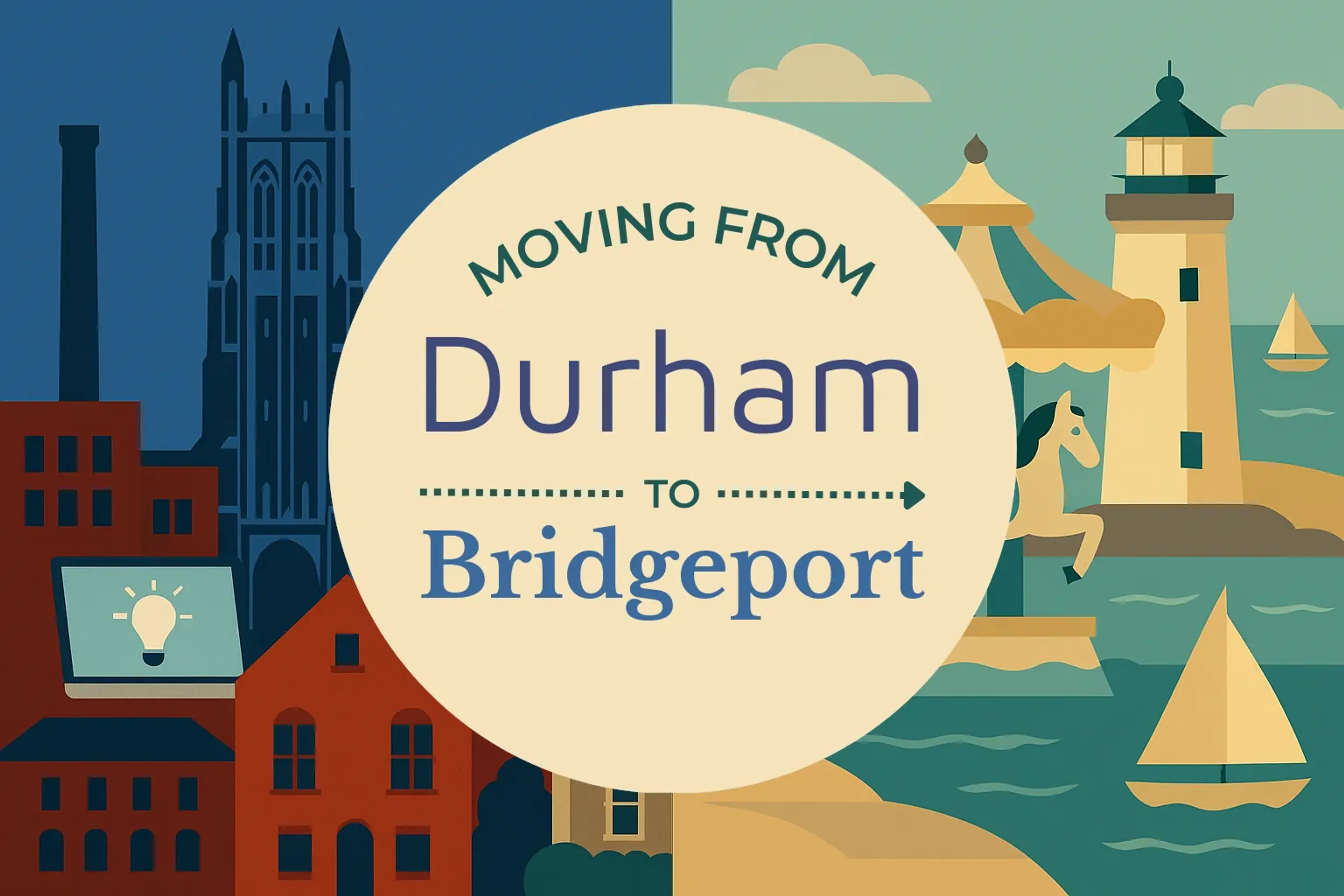 Side-by-side comparison of Durham to Bridgeport moving companies