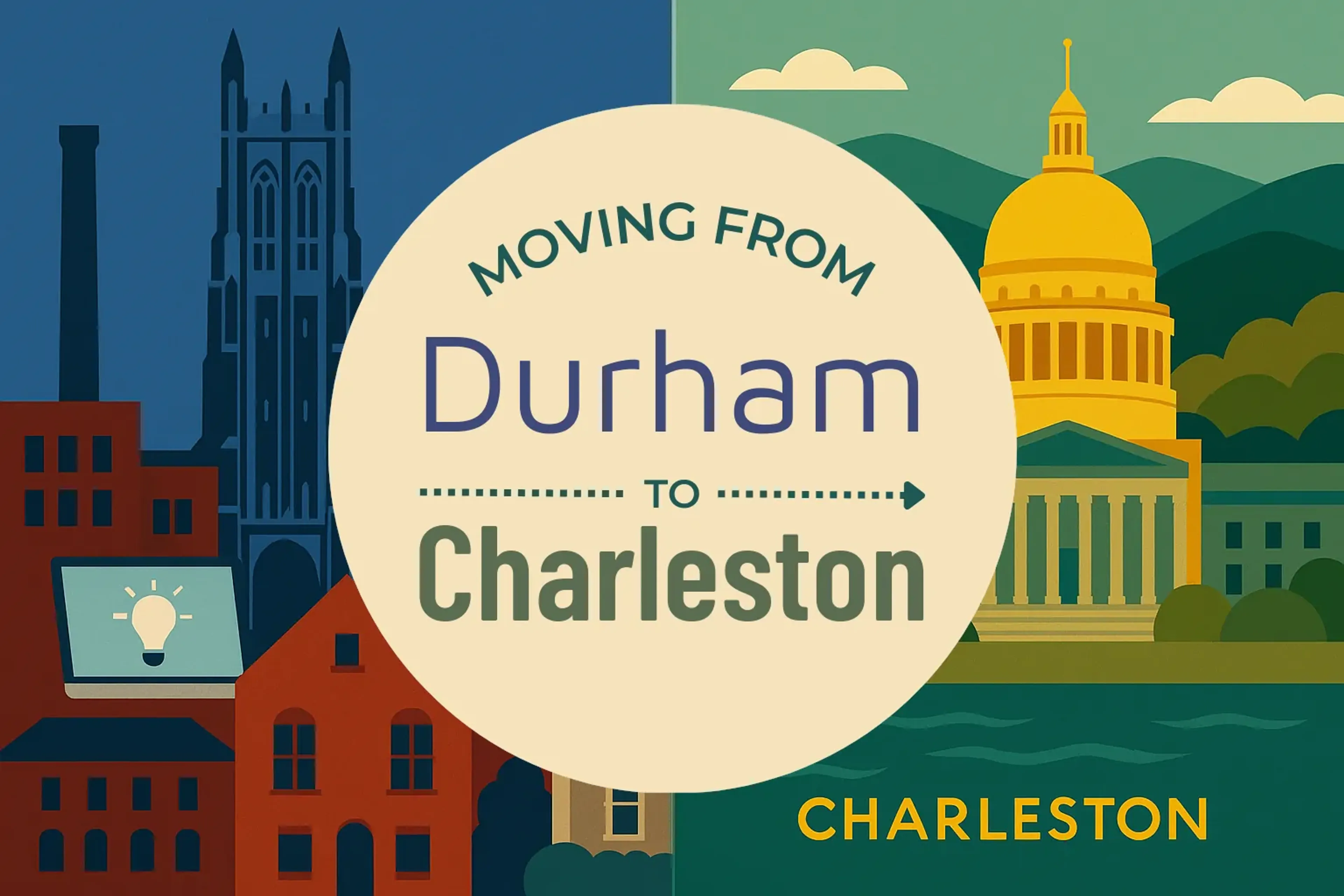 Side-by-side comparison of Durham to Charleston moving companies