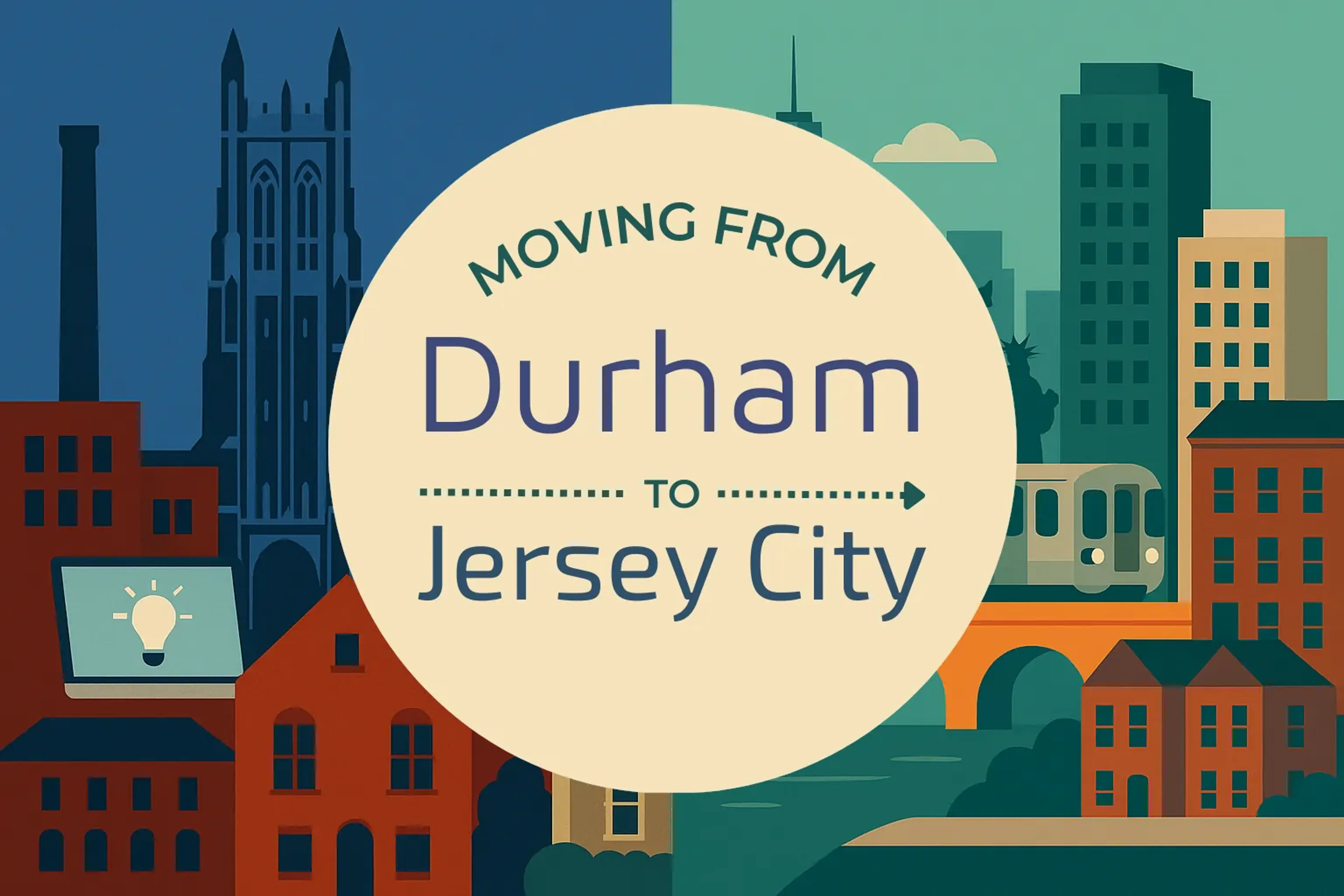 Side-by-side comparison of Durham to Jersey City moving companies