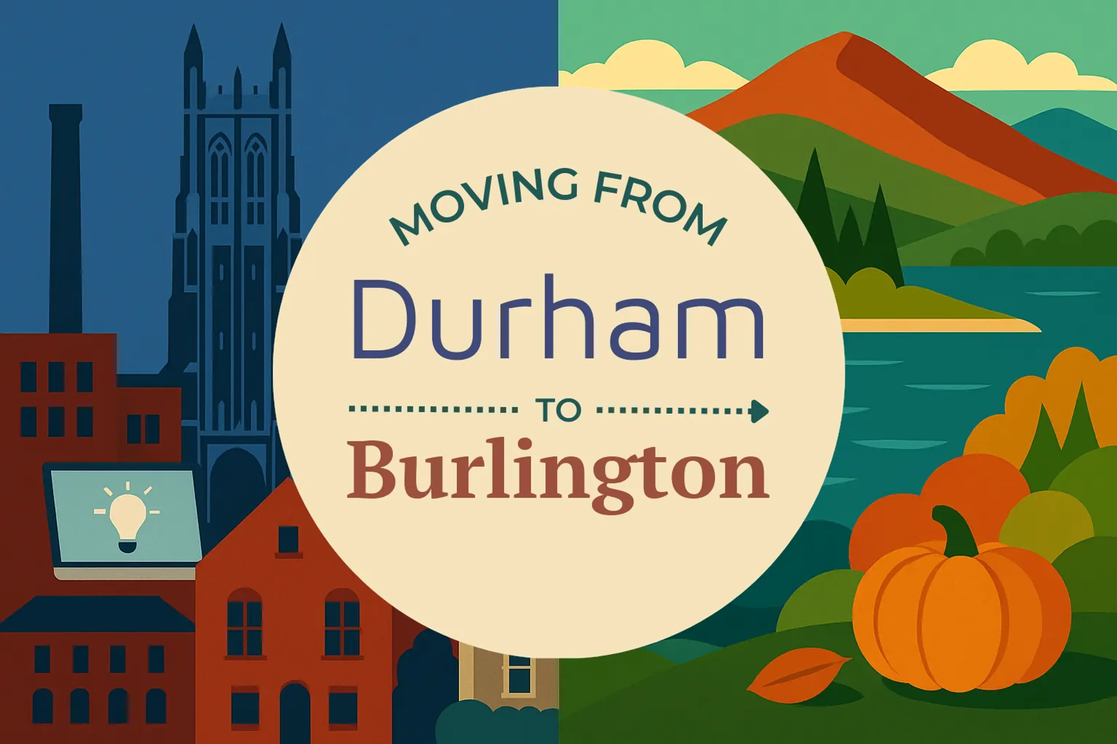 Side-by-side comparison of Durham to Burlington moving companies