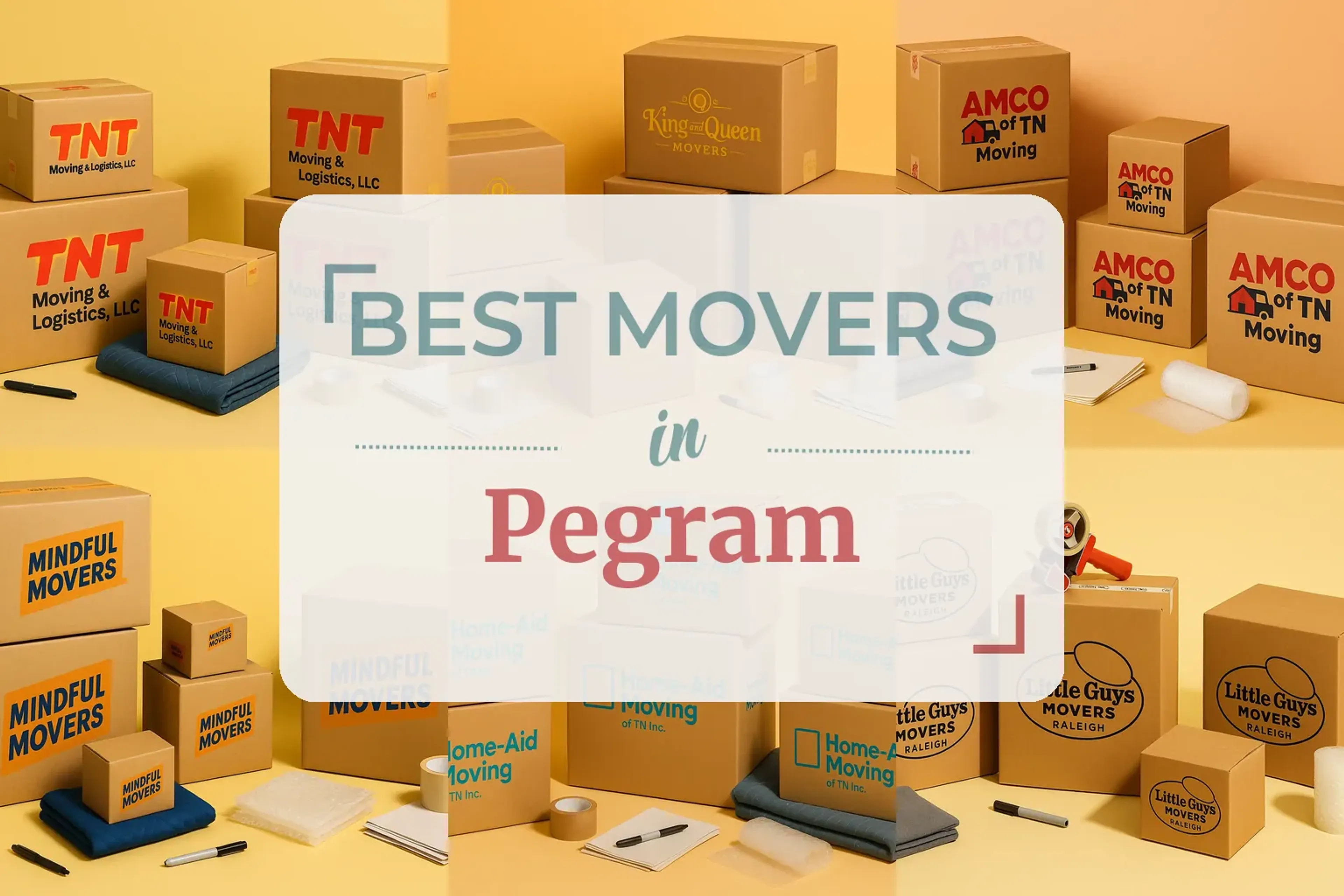 Side-by-side comparison of Pegram moving companies
