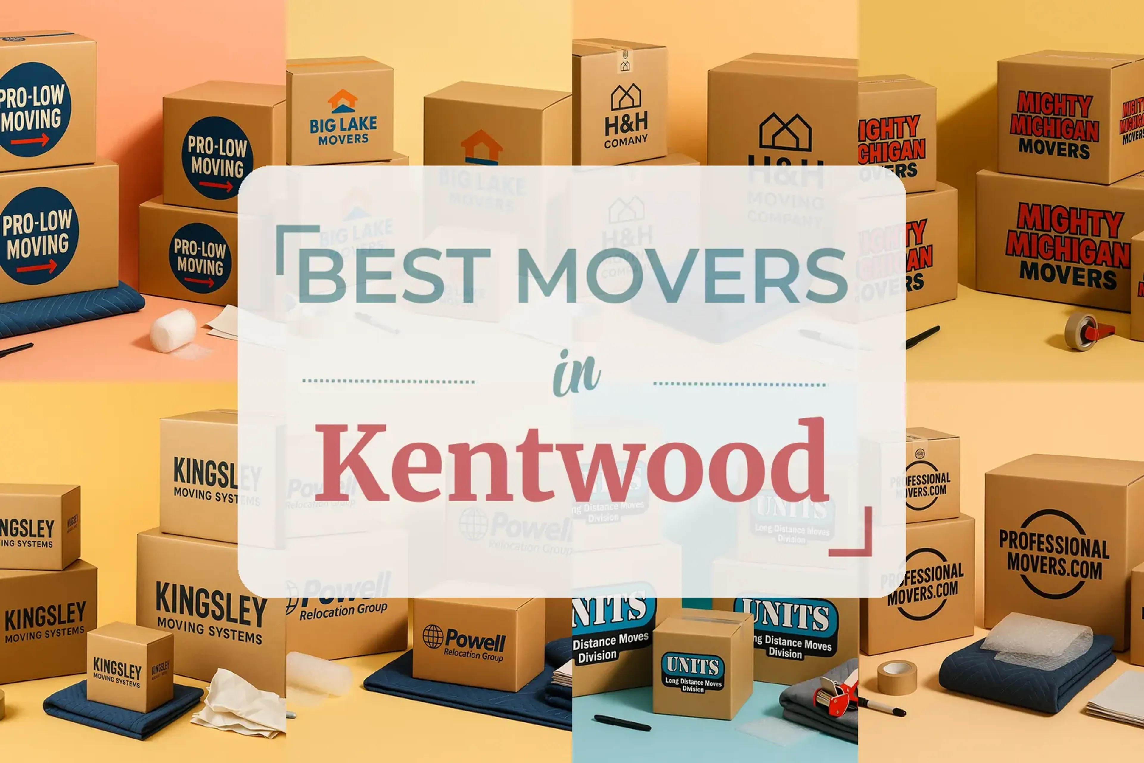 Side-by-side comparison of Kentwood moving companies