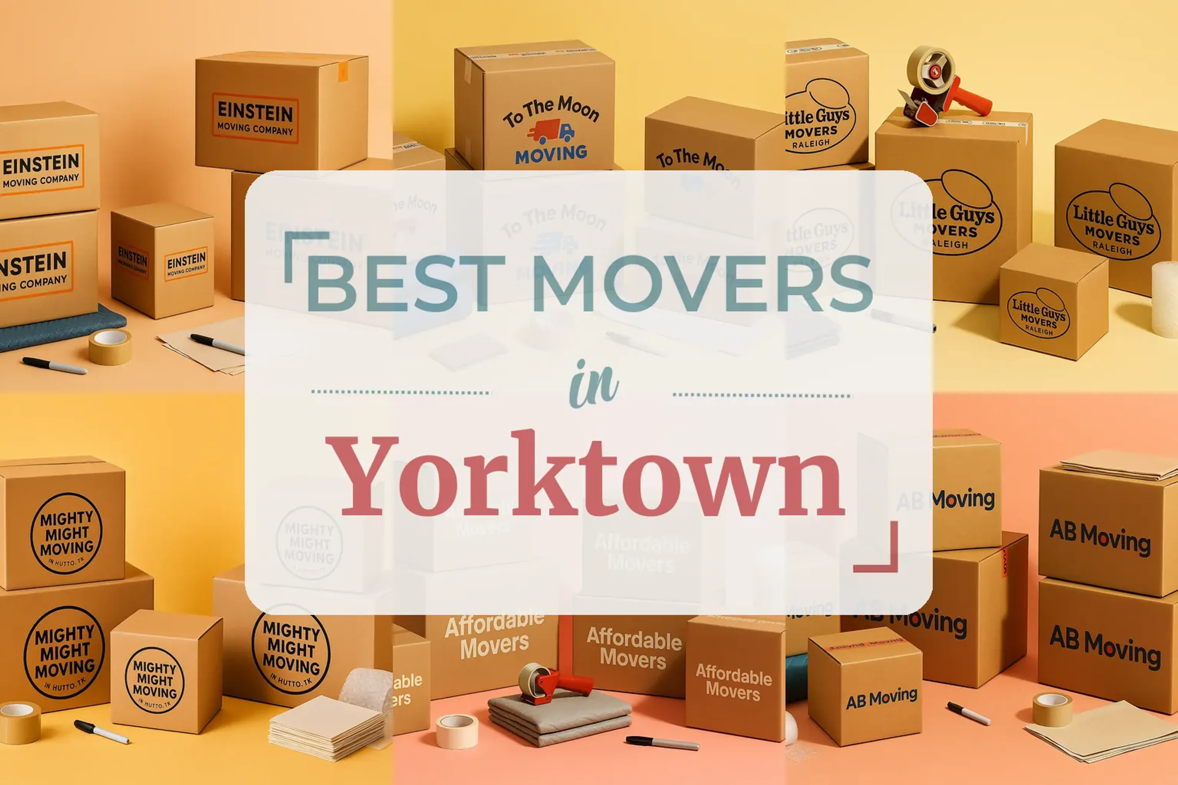 Side-by-side comparison of Yorktown moving companies