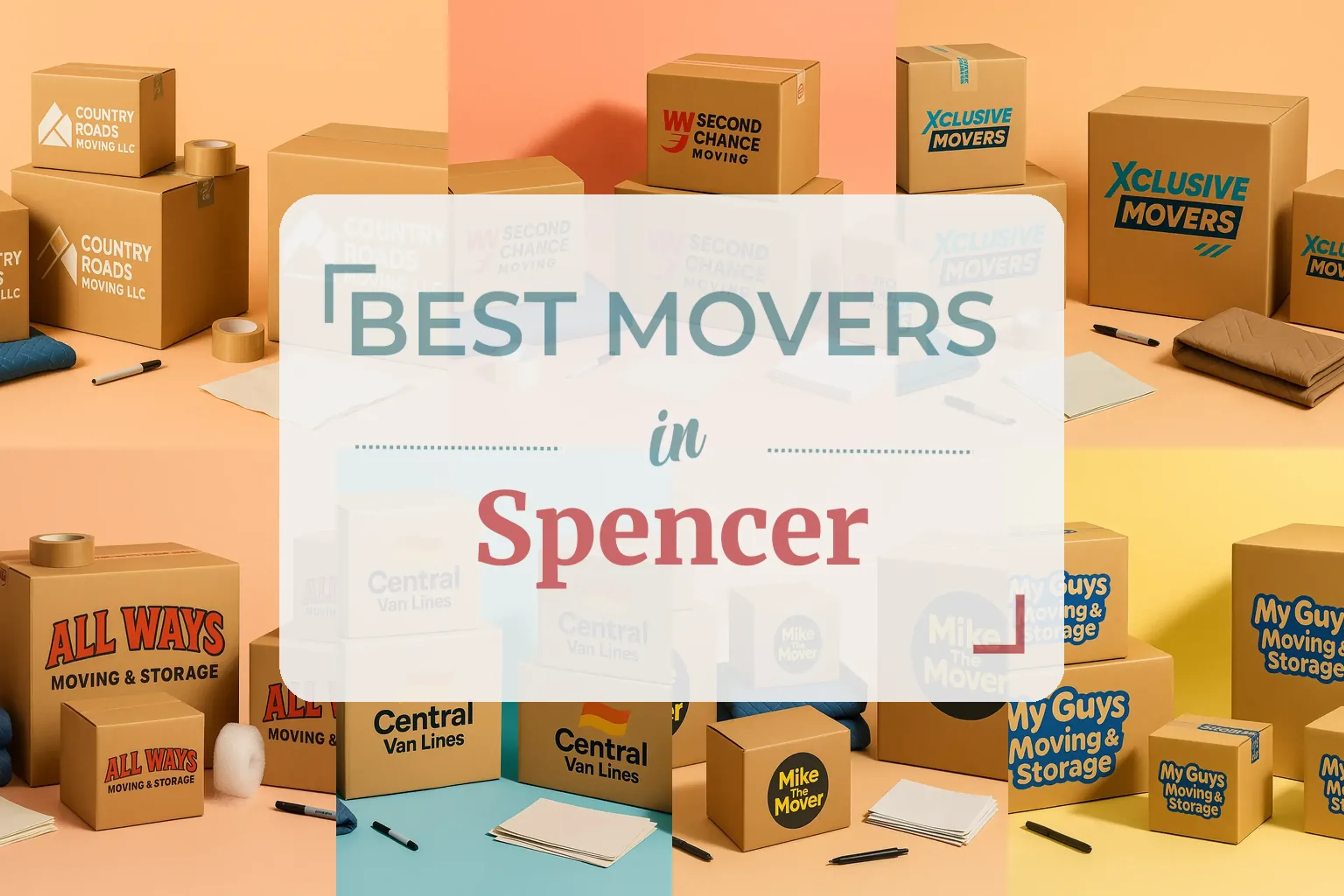 Side-by-side comparison of Spencer moving companies