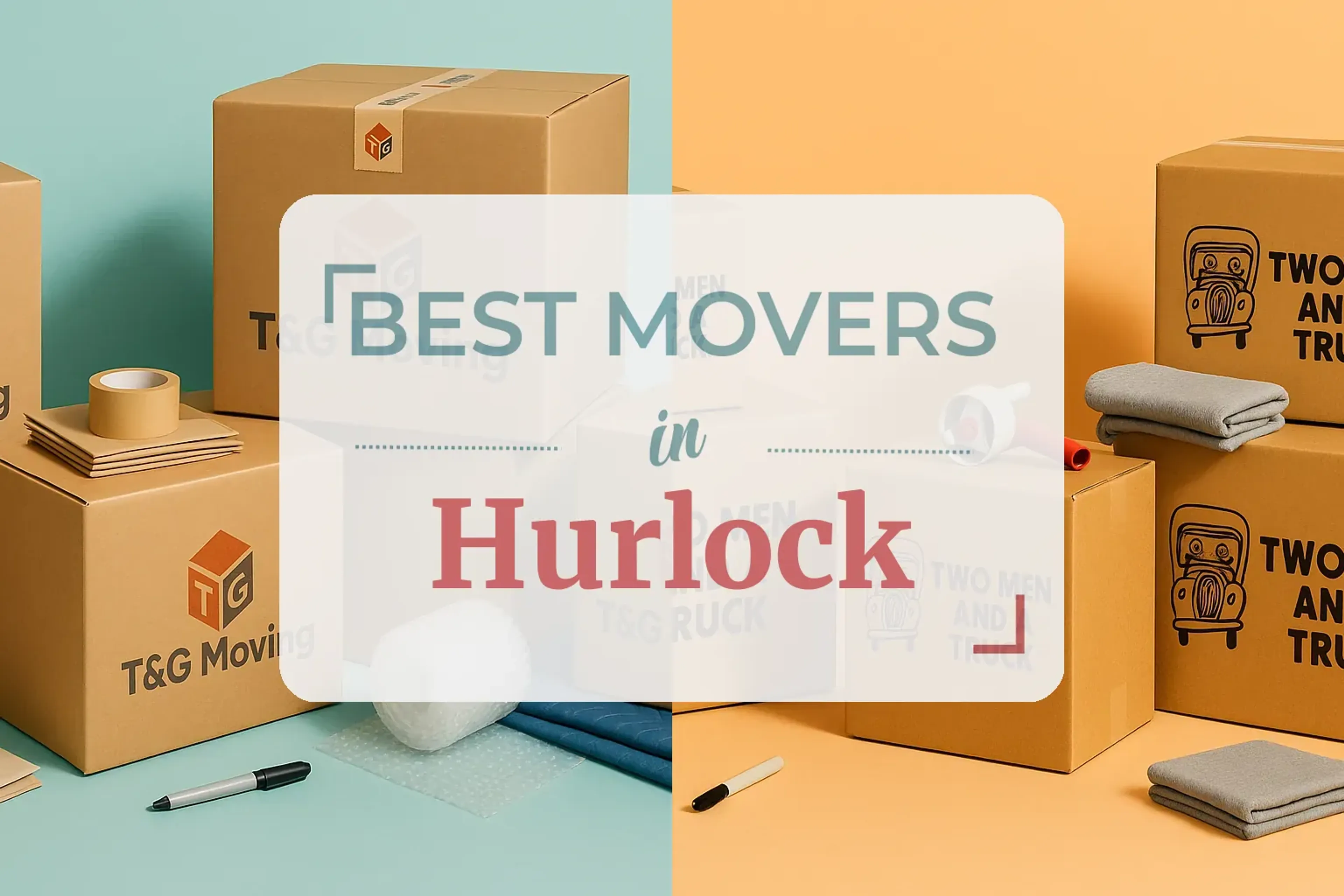 Side-by-side comparison of Hurlock moving companies