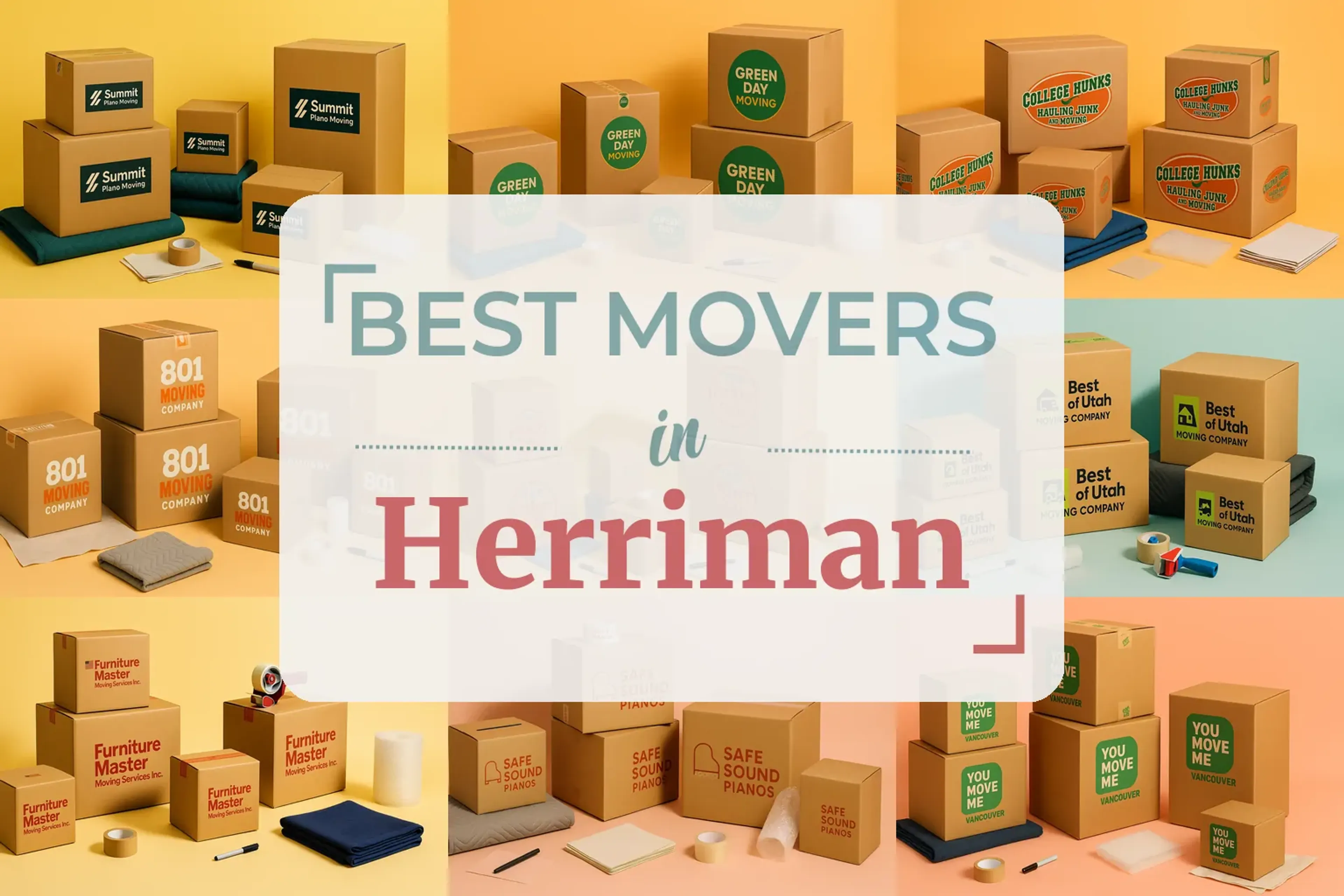 Side-by-side comparison of Herriman moving companies