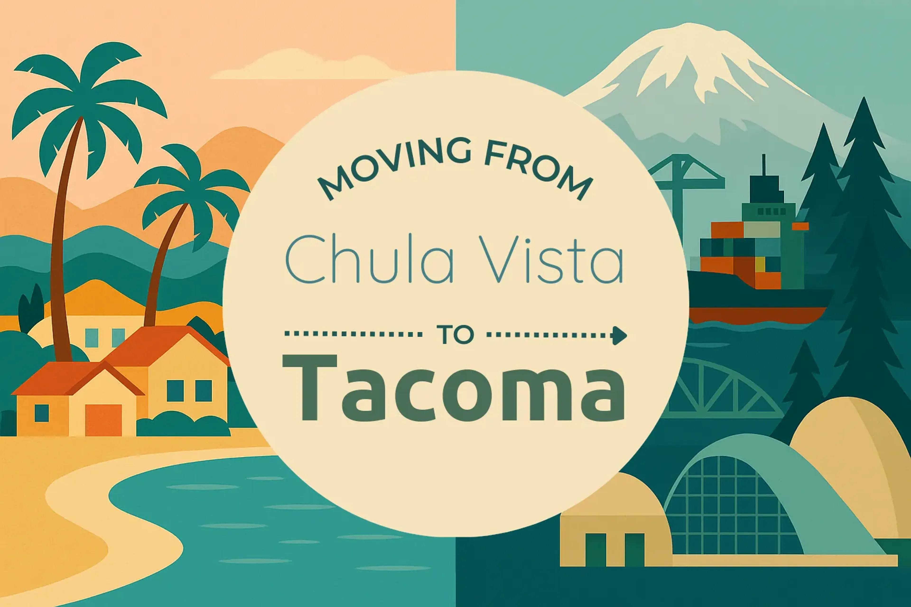 Side-by-side comparison of Chula Vista to Tacoma moving companies