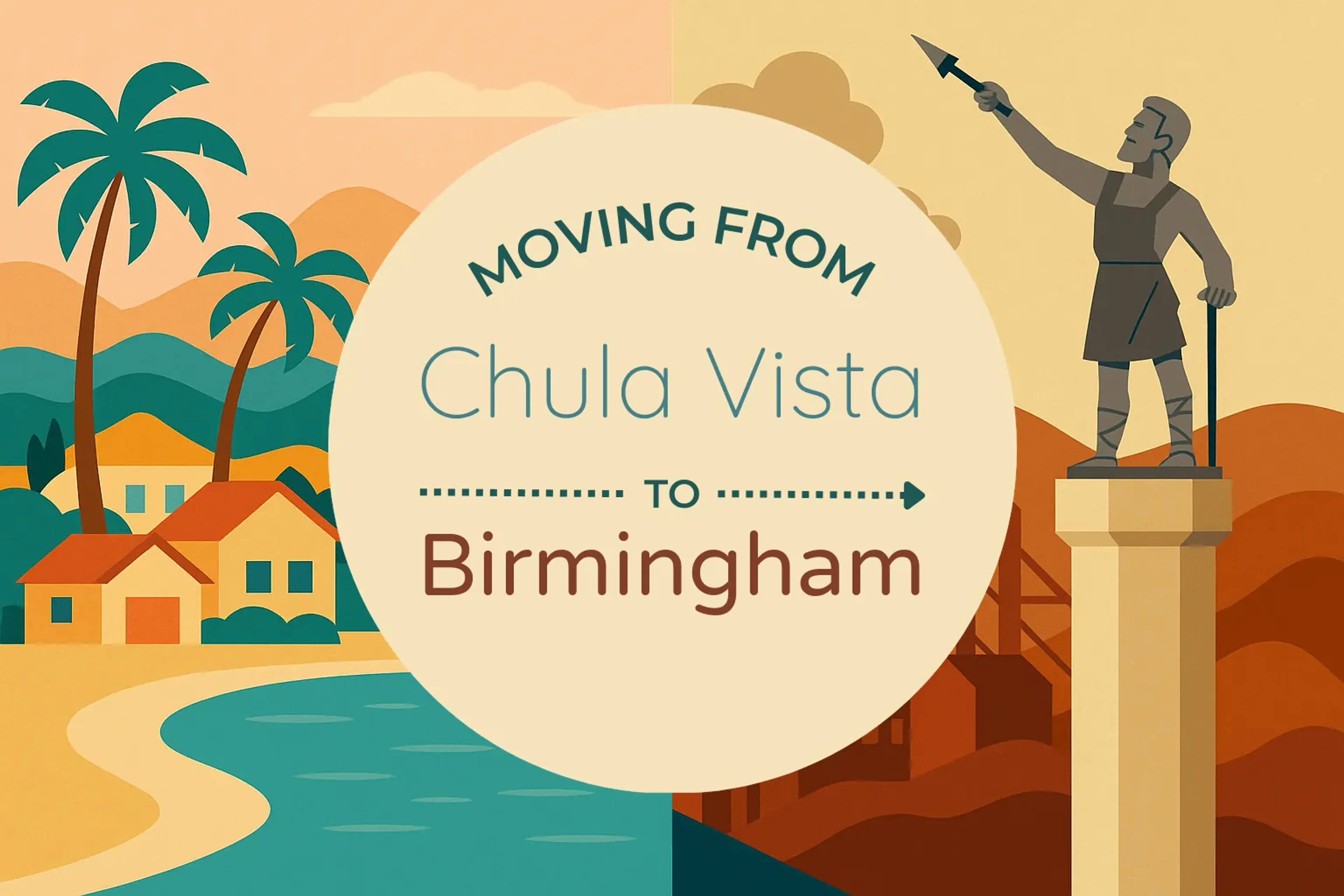 Side-by-side comparison of Chula Vista to Birmingham moving companies