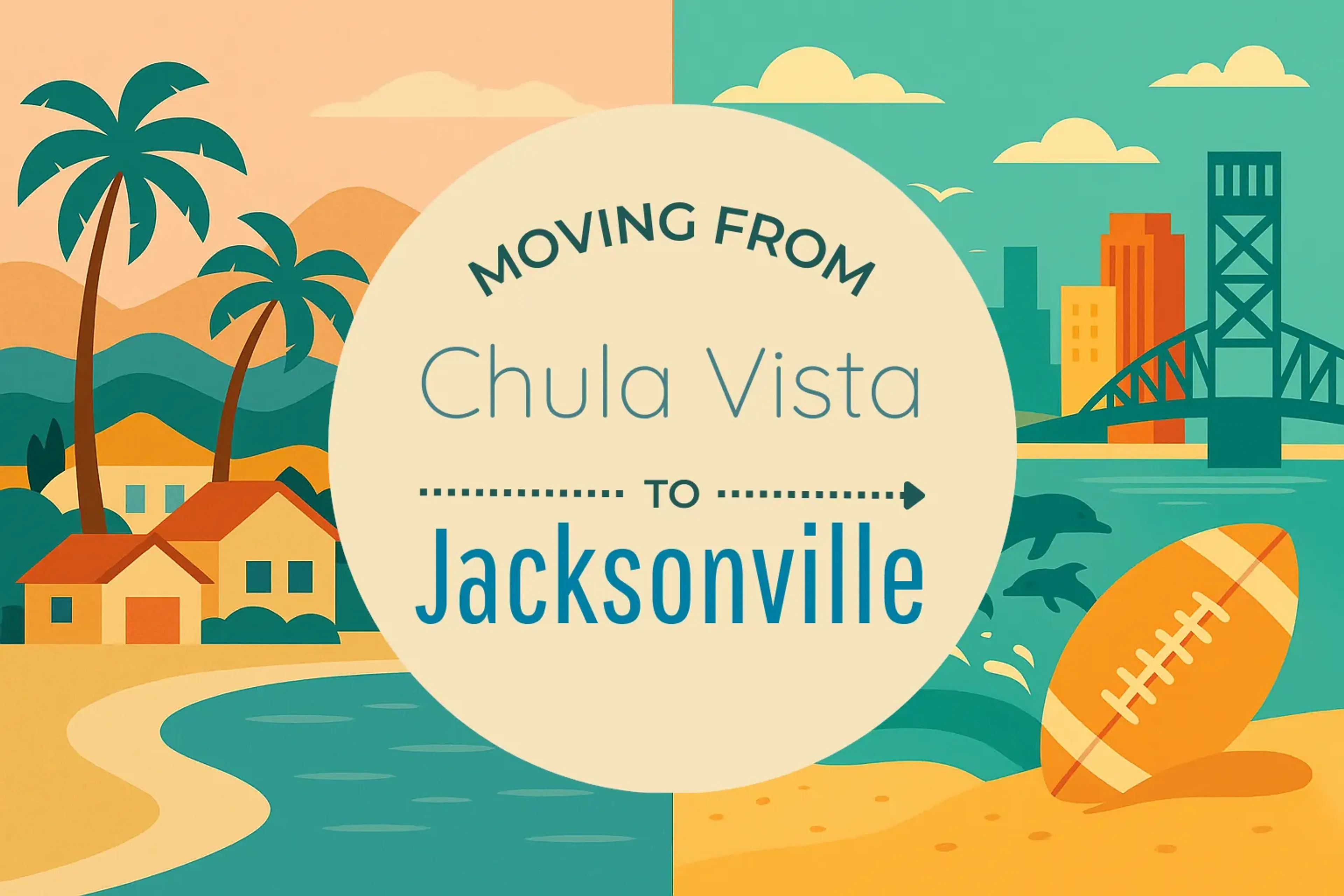 Side-by-side comparison of Chula Vista to Jacksonville moving companies