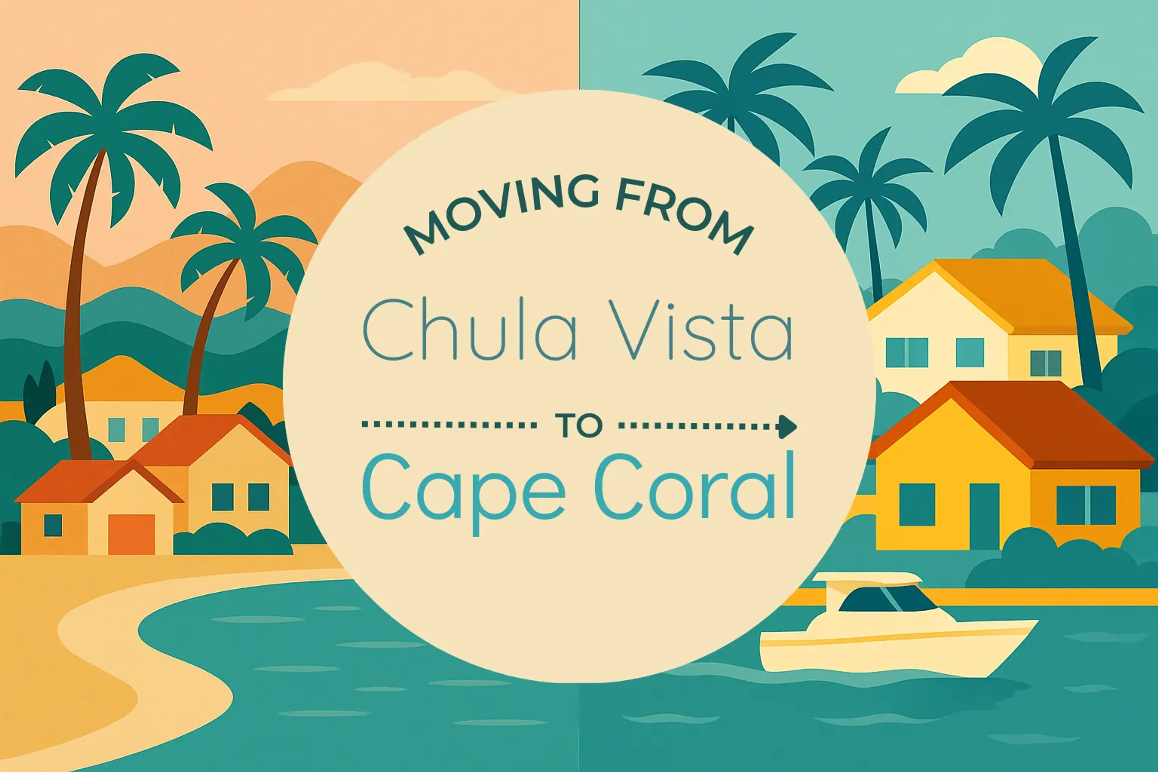 Side-by-side comparison of Chula Vista to Cape Coral moving companies