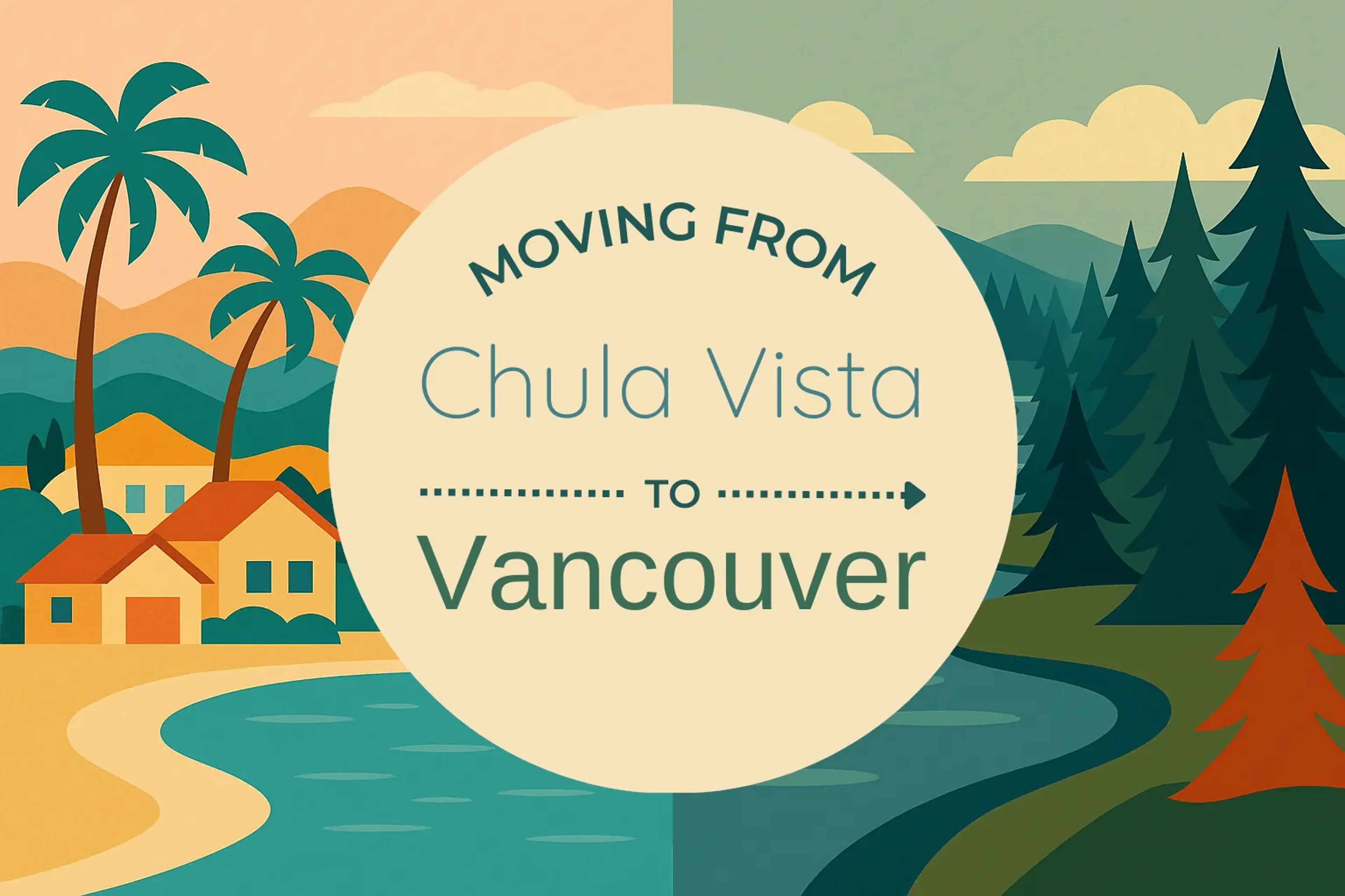 Side-by-side comparison of Chula Vista to Vancouver moving companies