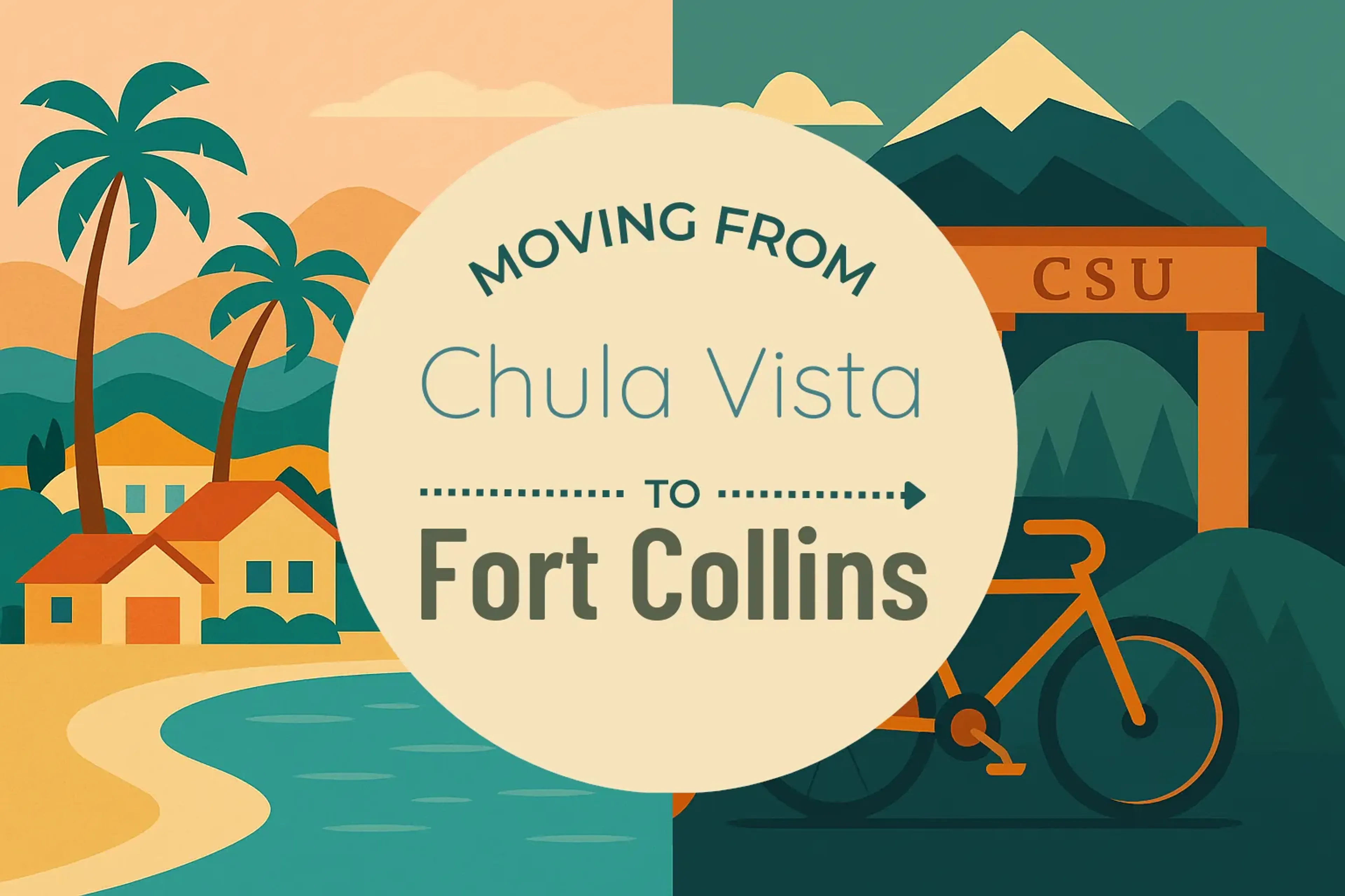 Side-by-side comparison of Chula Vista to Fort Collins moving companies