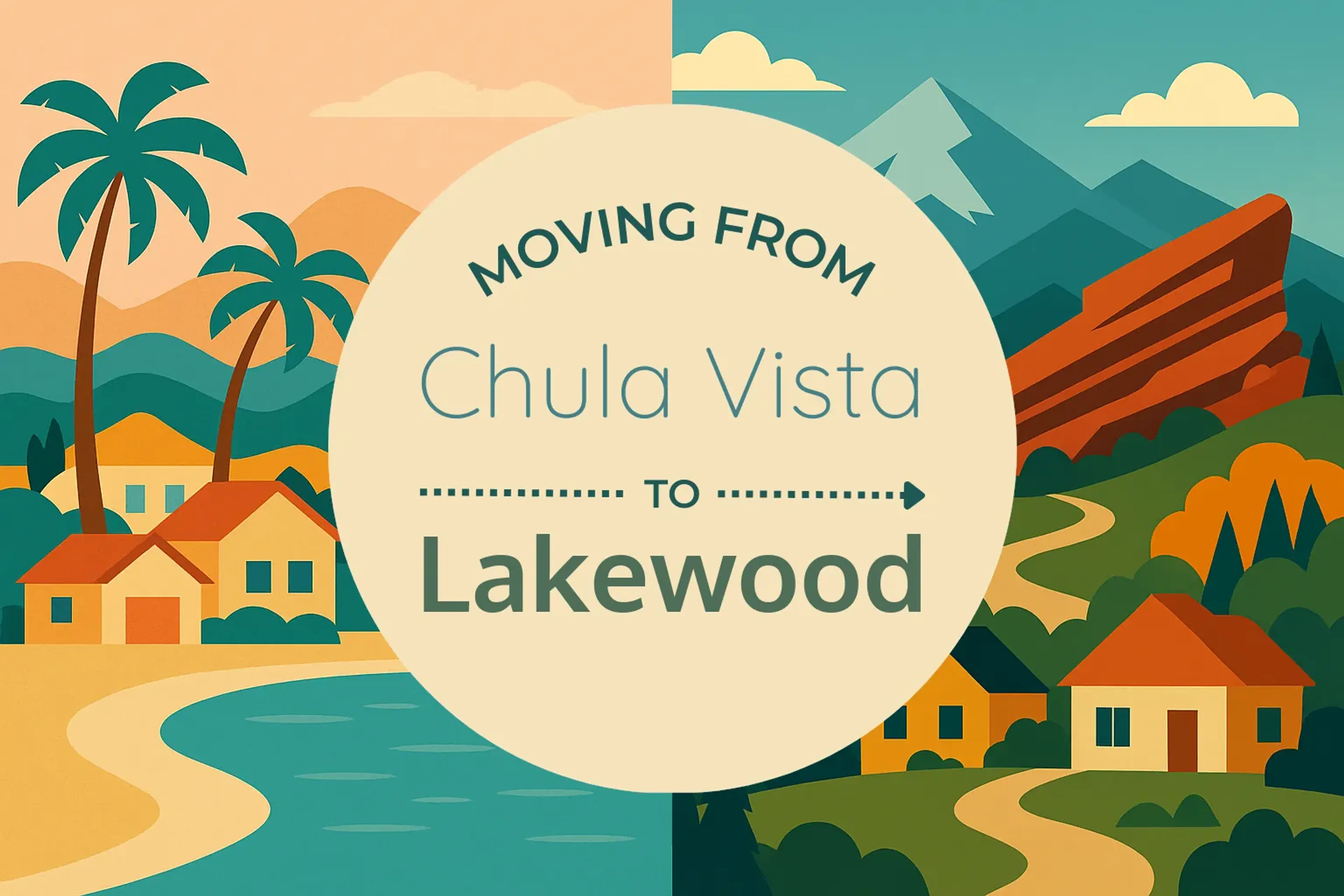 Side-by-side comparison of Chula Vista to Lakewood moving companies