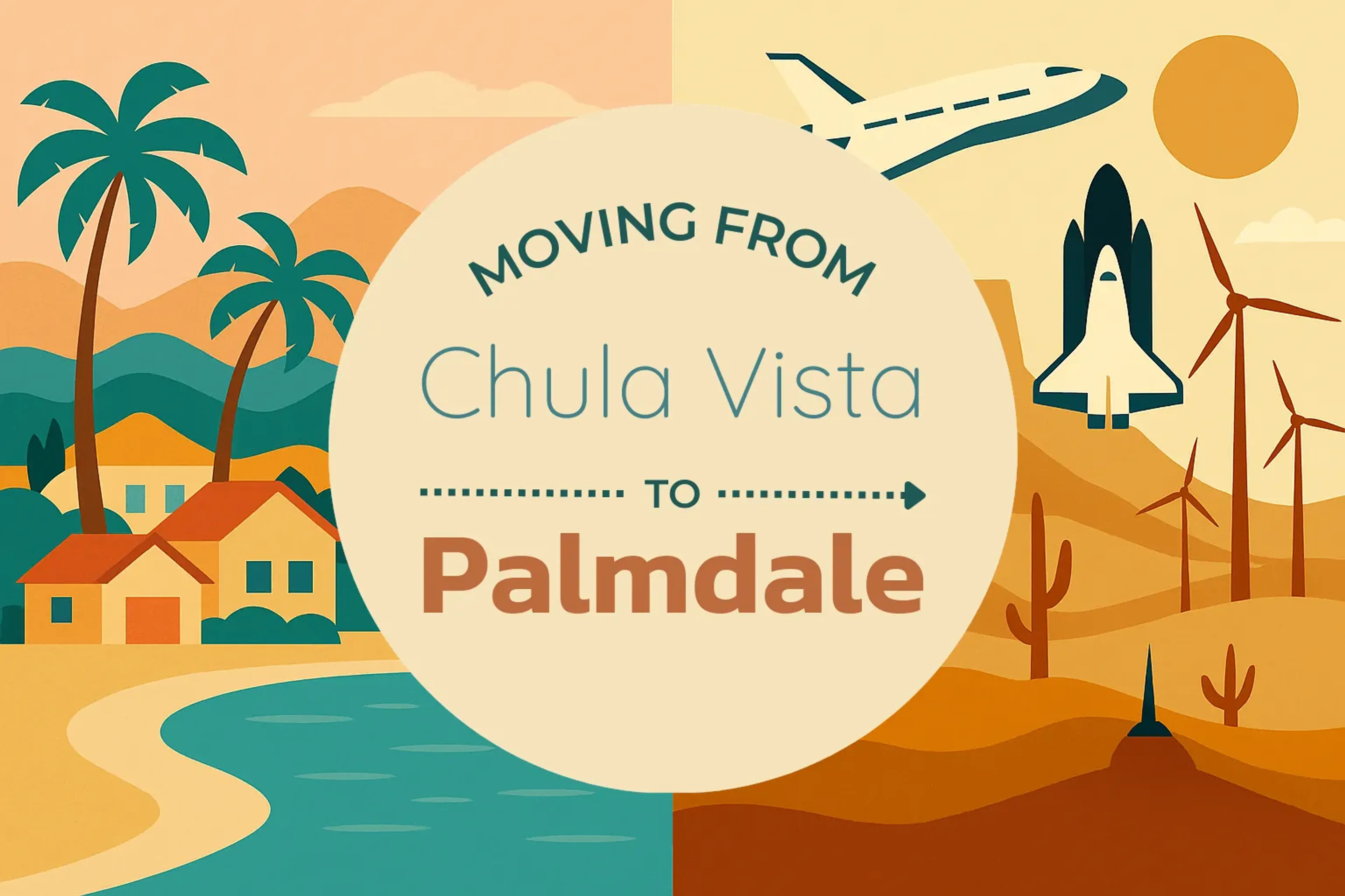 Side-by-side comparison of Chula Vista to Palmdale moving companies