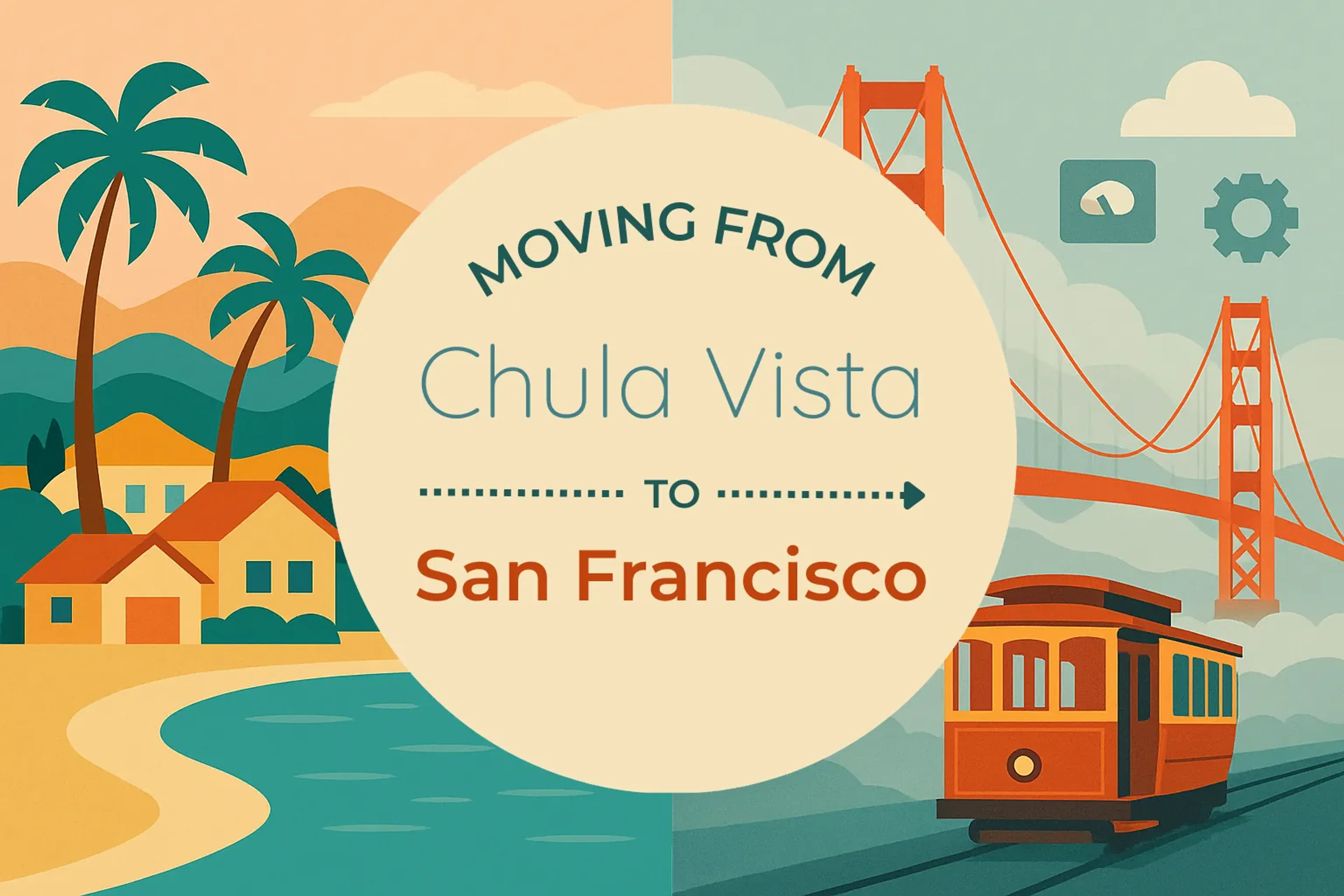 Side-by-side comparison of Chula Vista to San Francisco moving companies