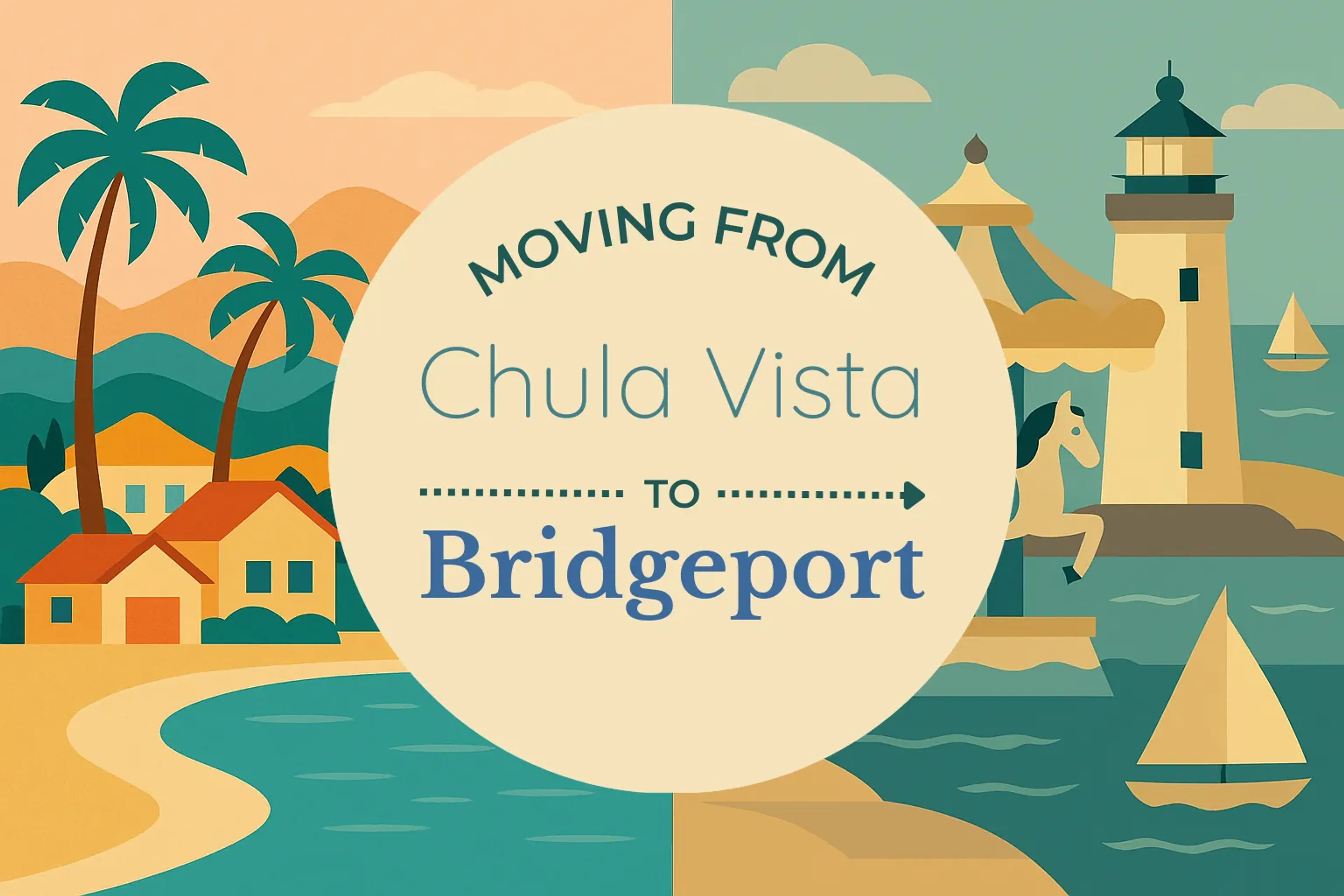 Side-by-side comparison of Chula Vista to Bridgeport moving companies