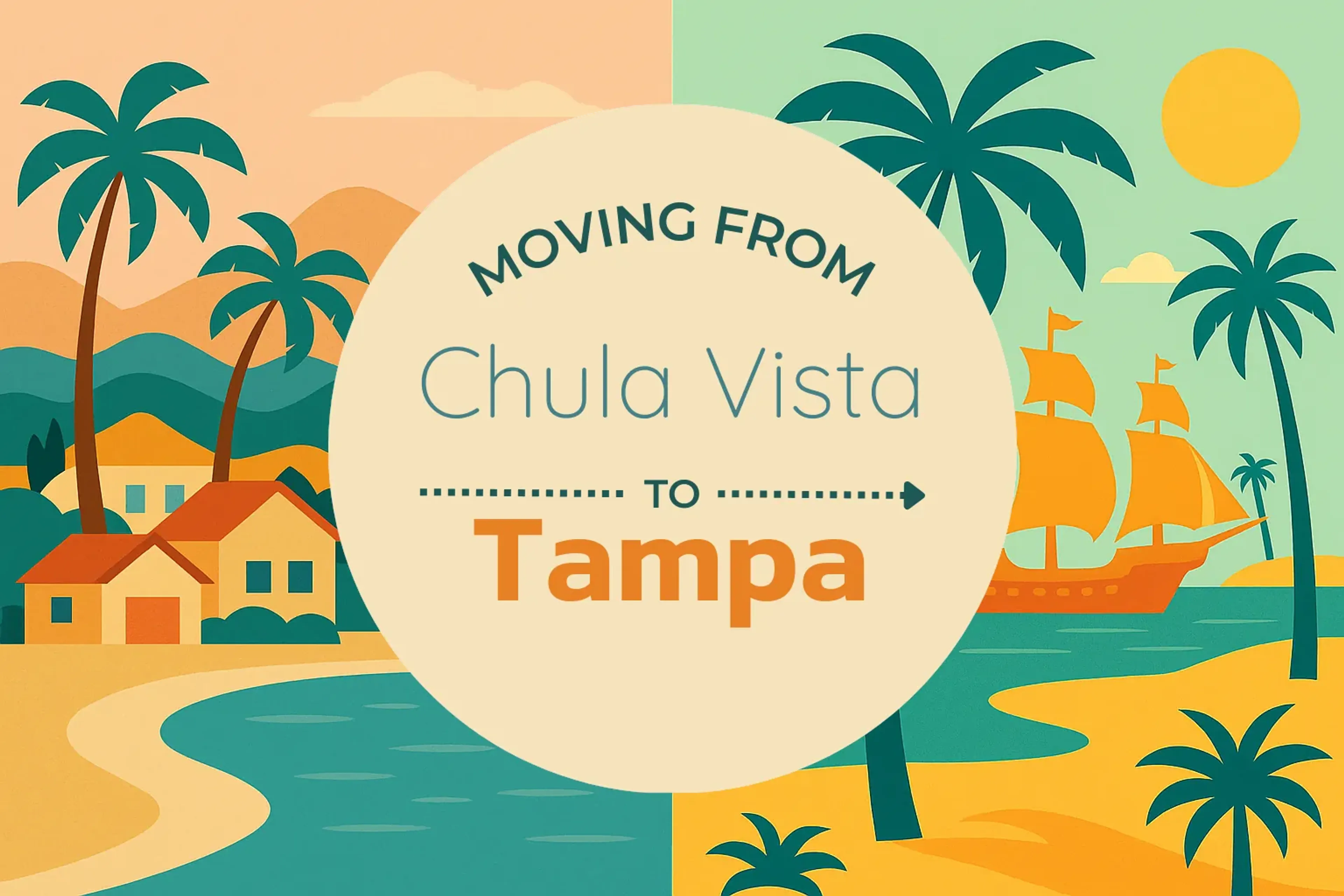 Side-by-side comparison of Chula Vista to Tampa moving companies