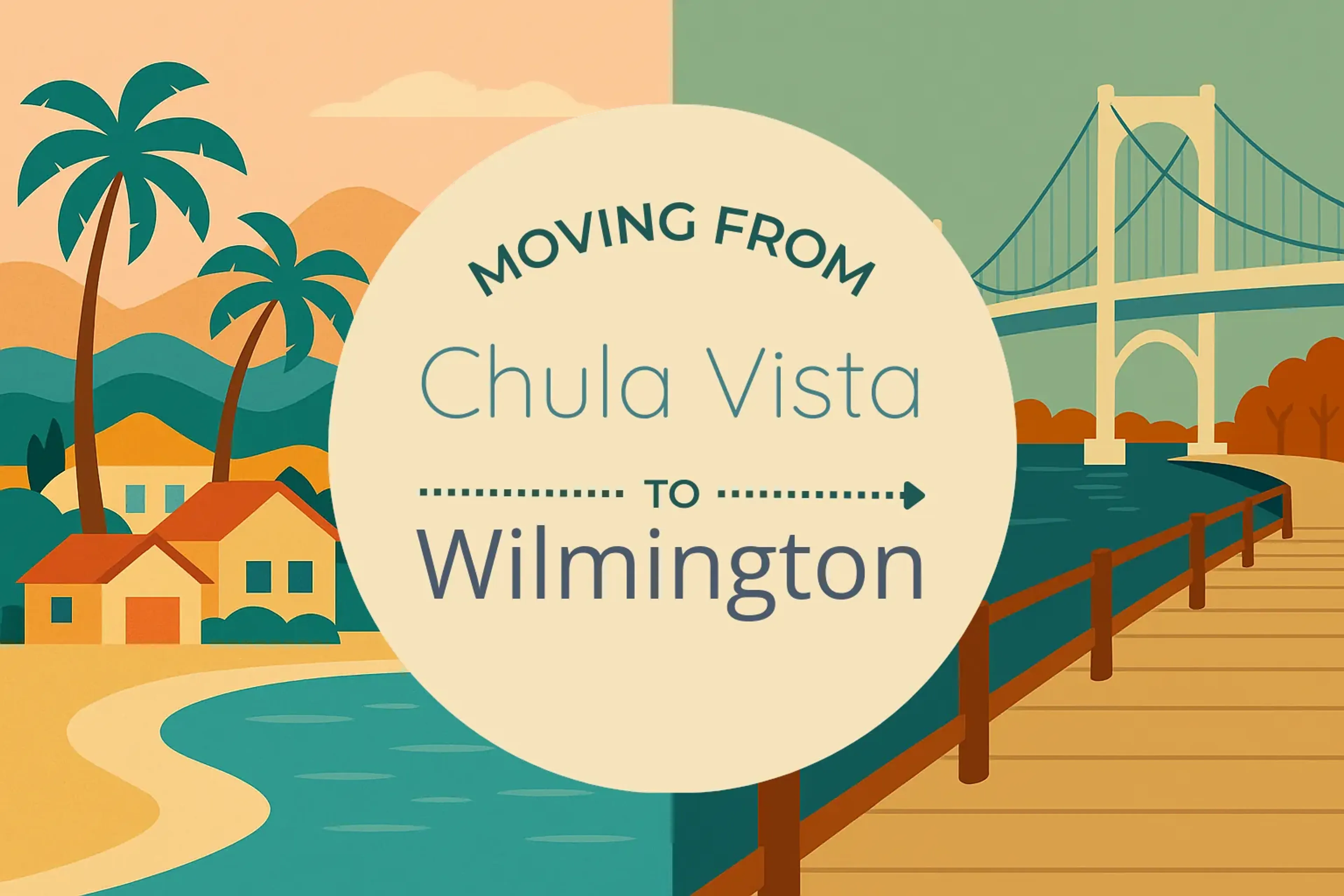 Side-by-side comparison of Chula Vista to Wilmington moving companies