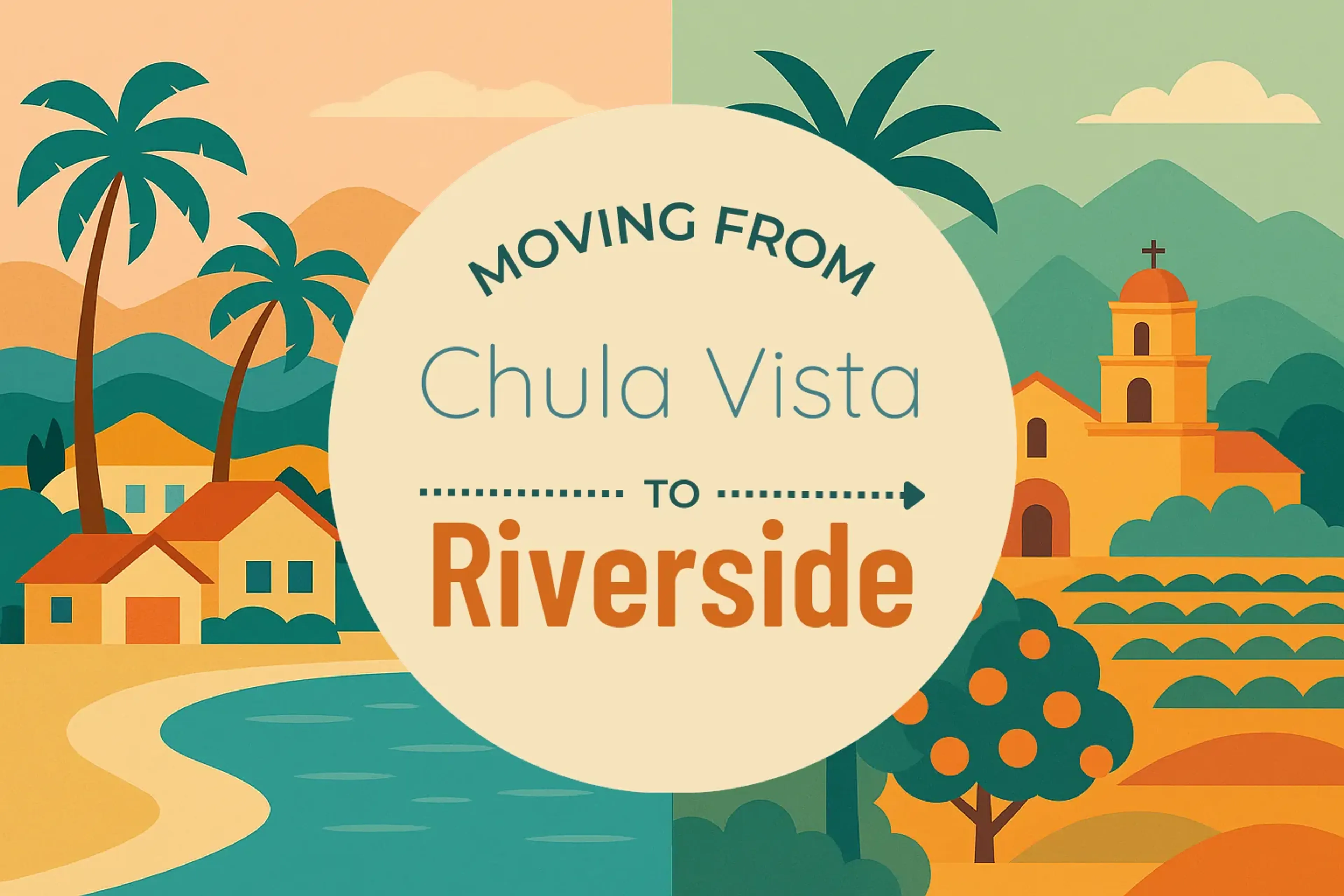 Side-by-side comparison of Chula Vista to Riverside moving companies