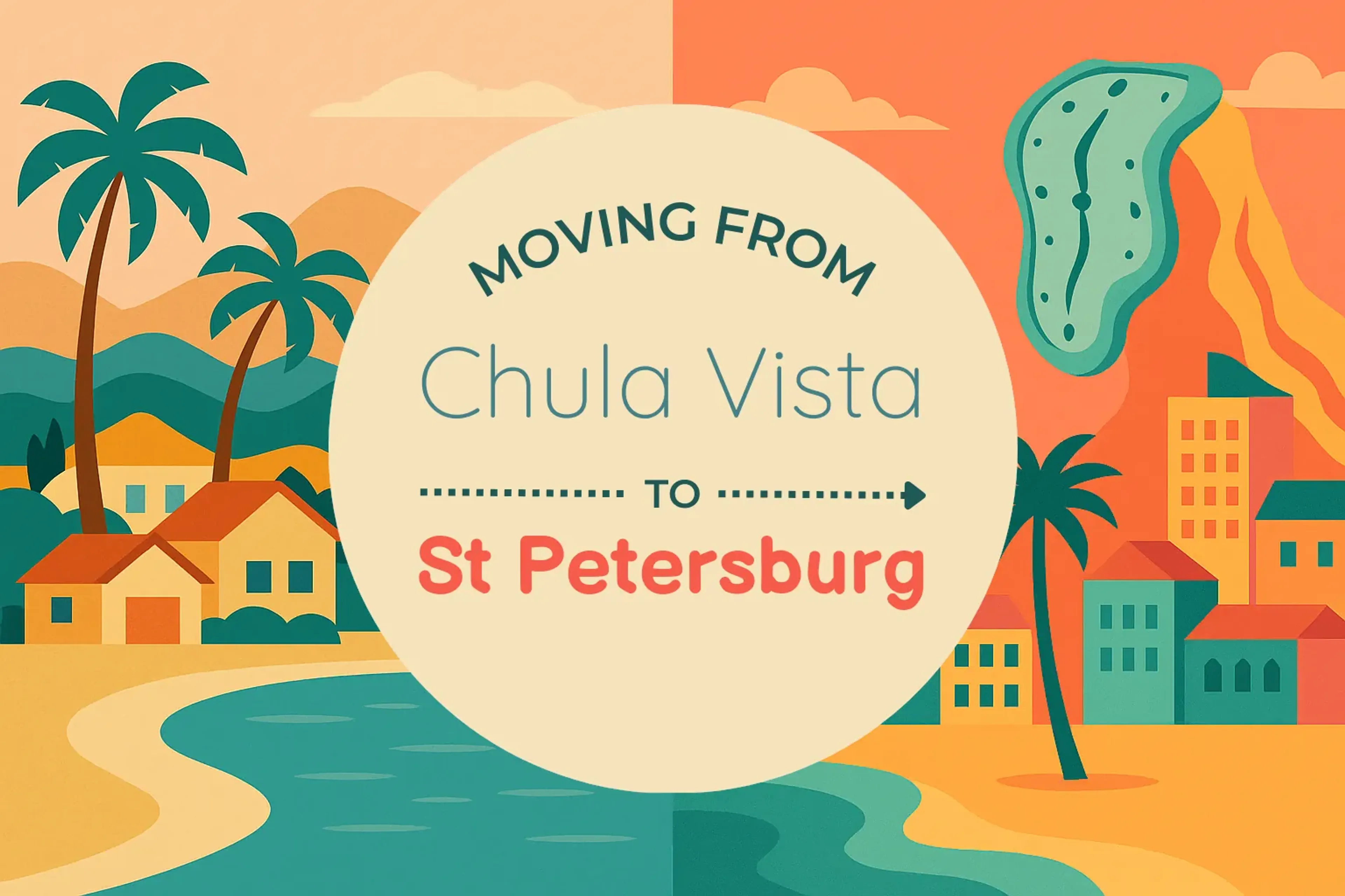 Side-by-side comparison of Chula Vista to St. Petersburg moving companies