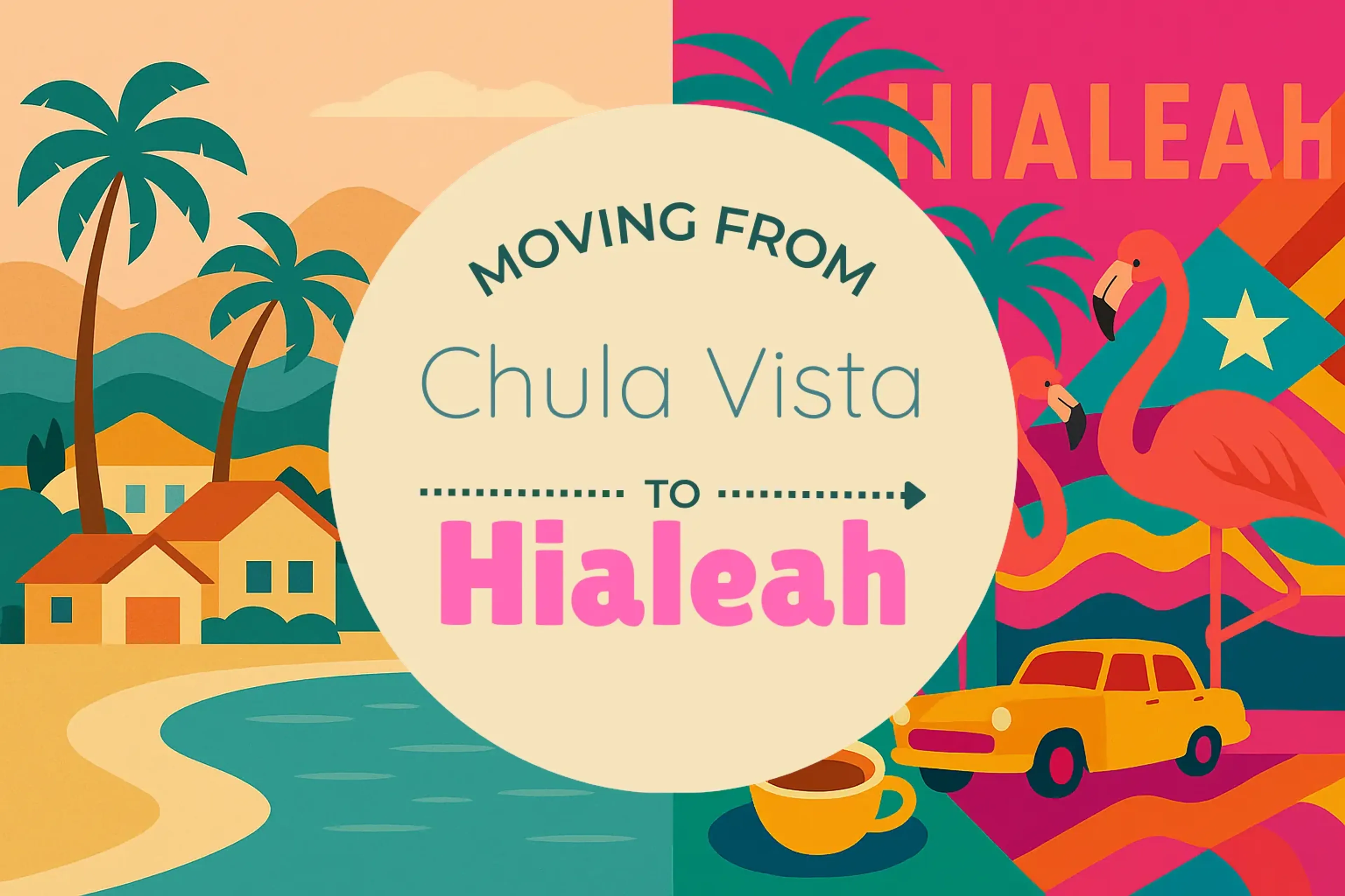 Side-by-side comparison of Chula Vista to Hialeah moving companies