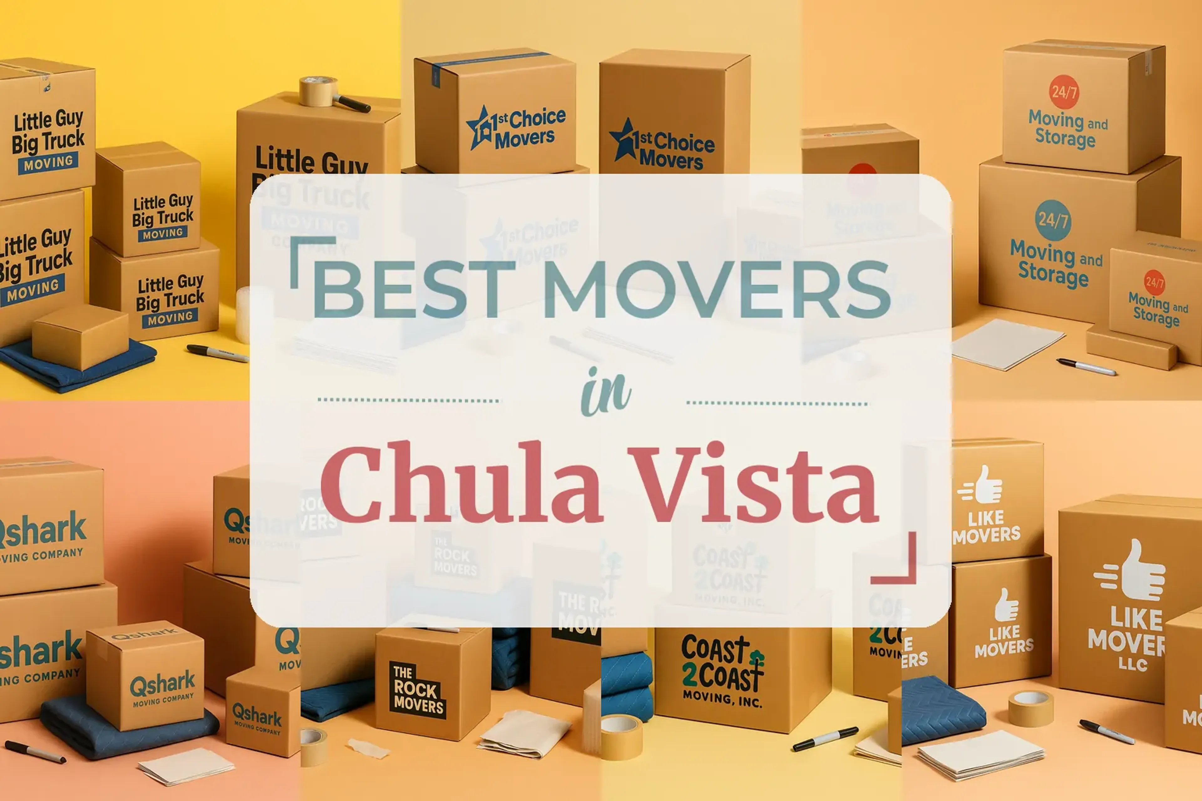 Side-by-side comparison of Chula Vista moving companies