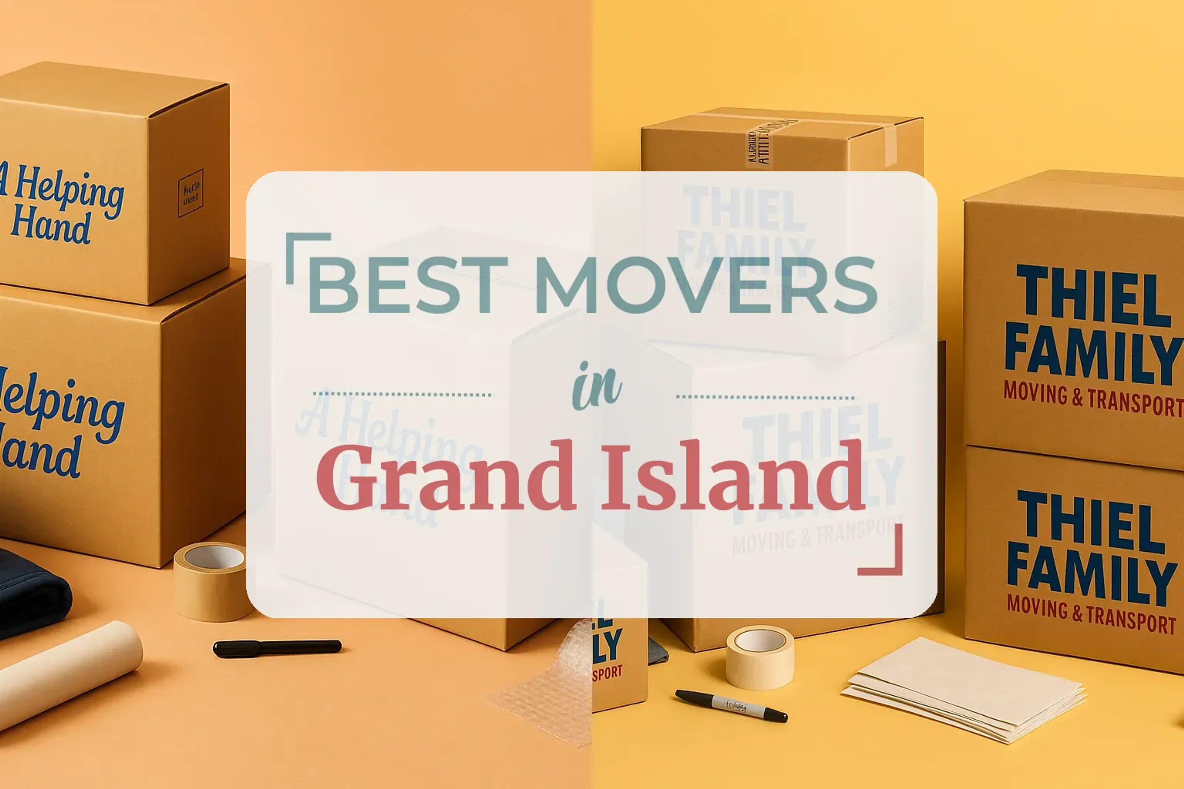 Side-by-side comparison of Grand Island moving companies