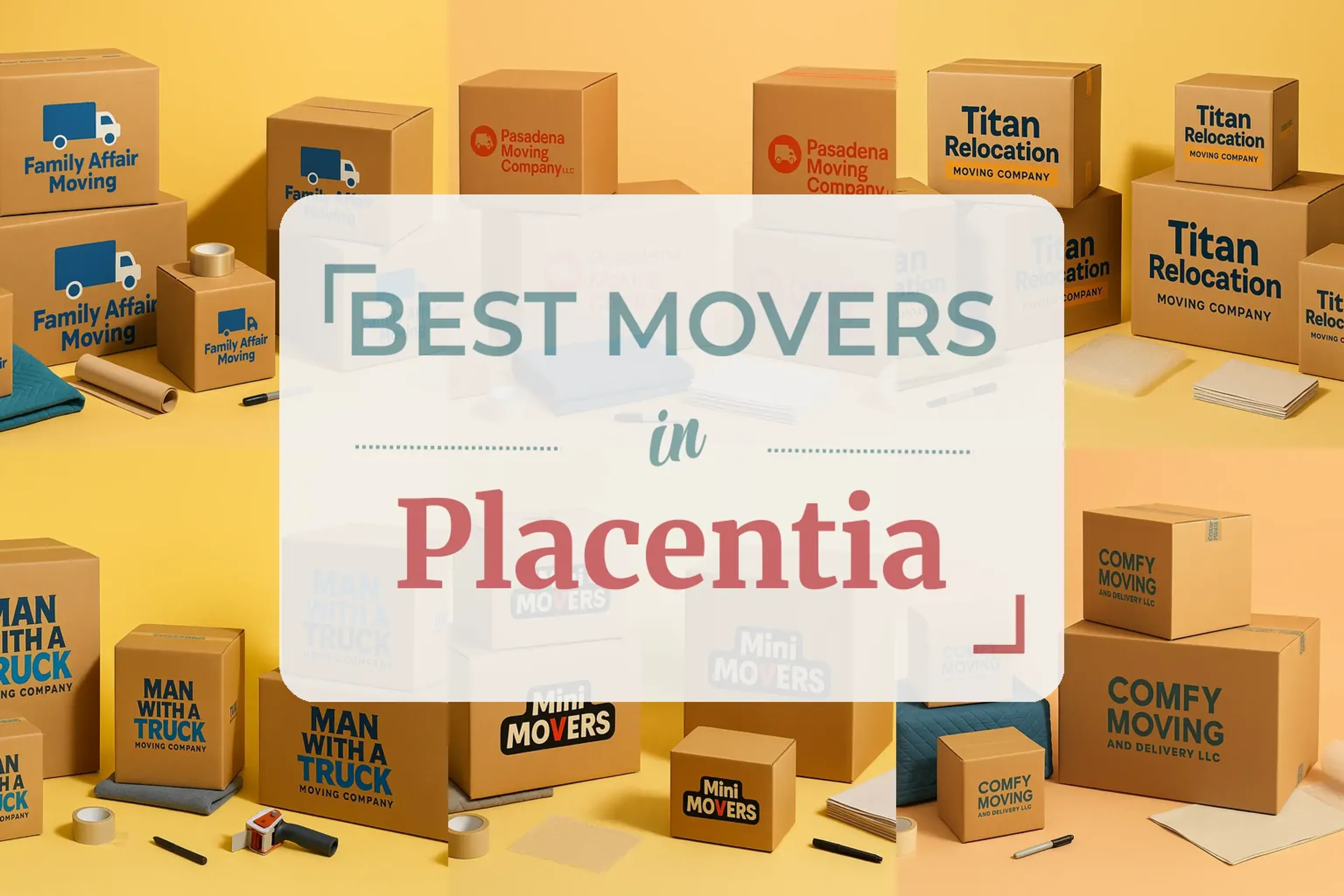 Side-by-side comparison of Placentia moving companies