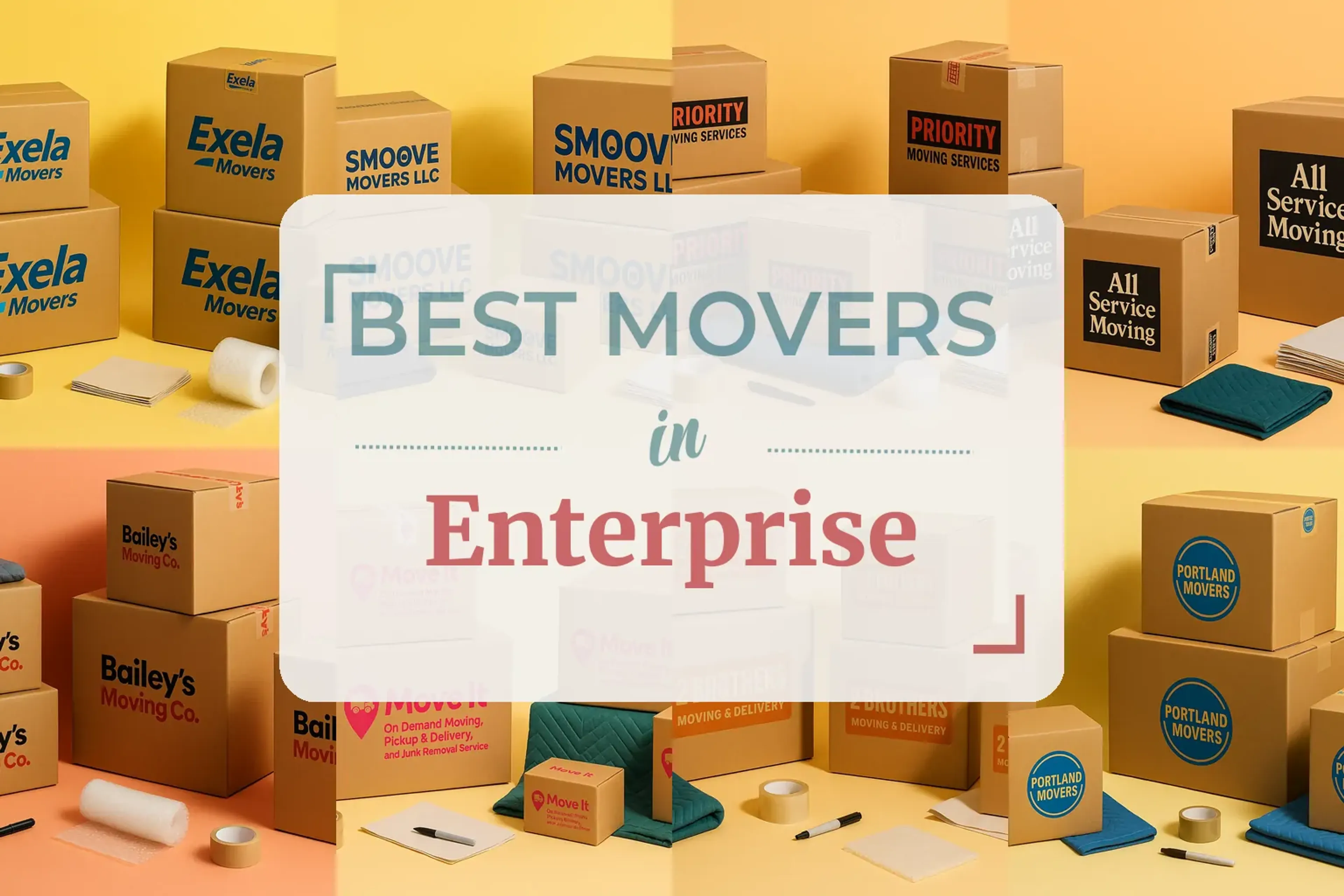 Side-by-side comparison of Enterprise moving companies