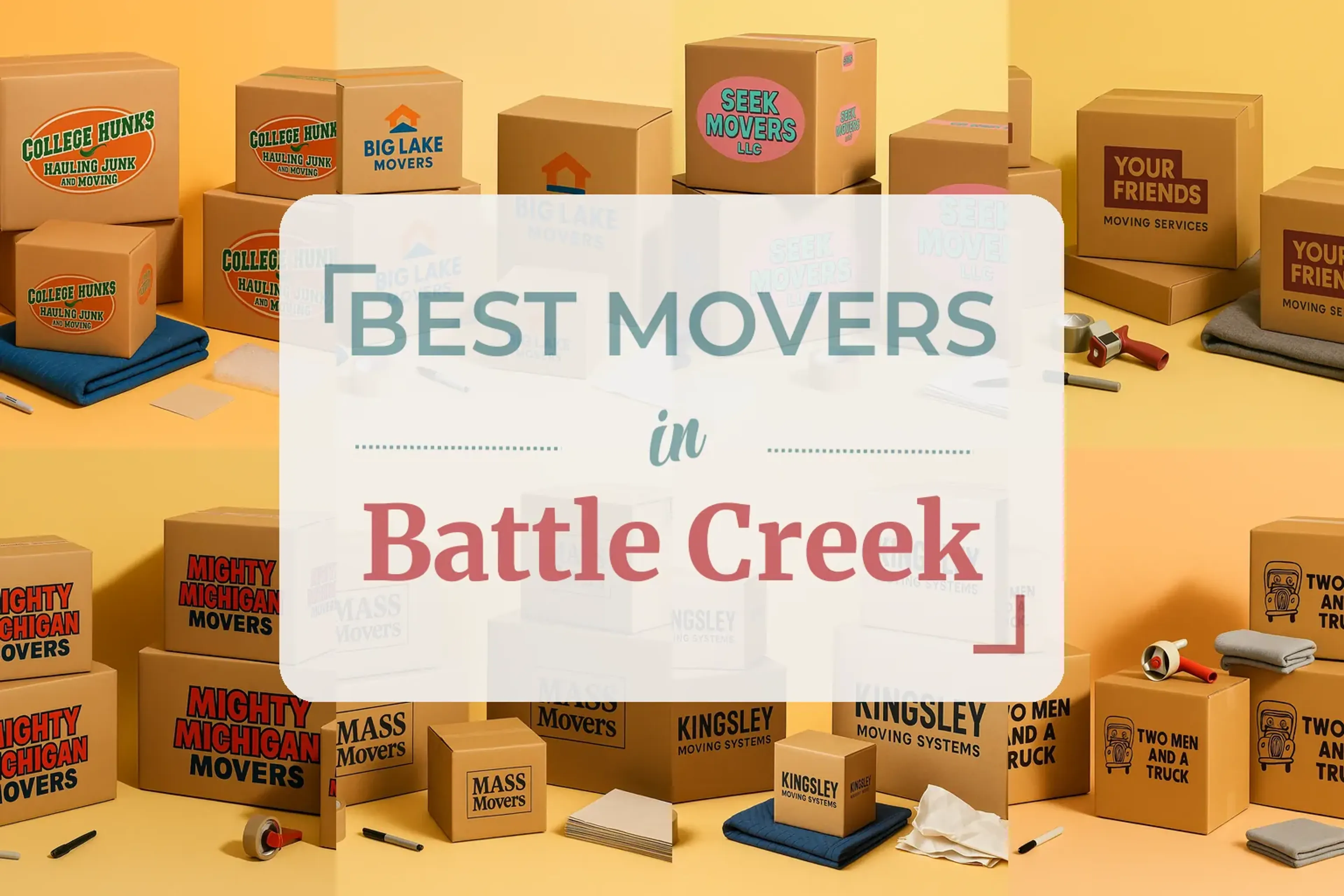 Side-by-side comparison of Battle Creek moving companies