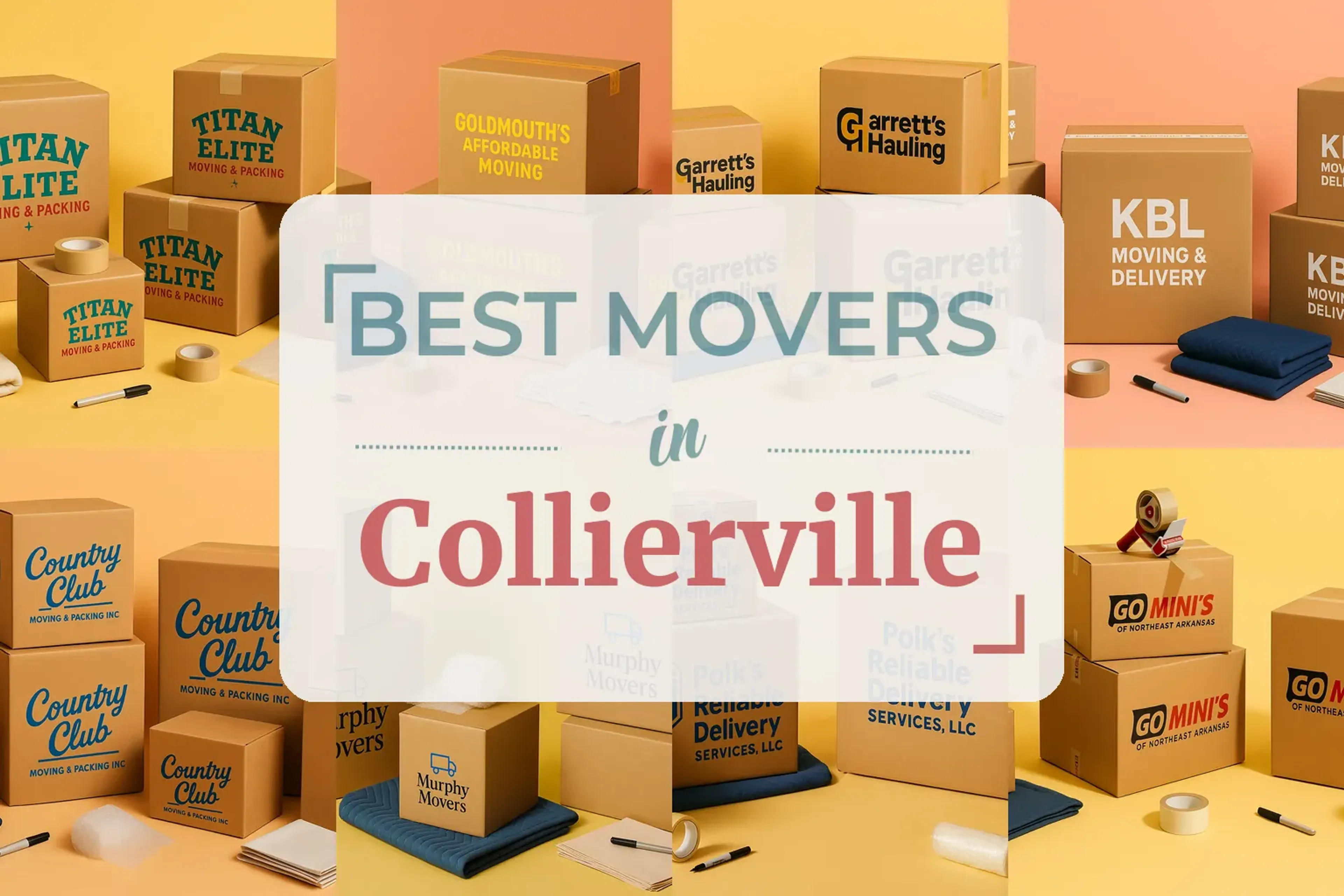 Side-by-side comparison of Collierville moving companies