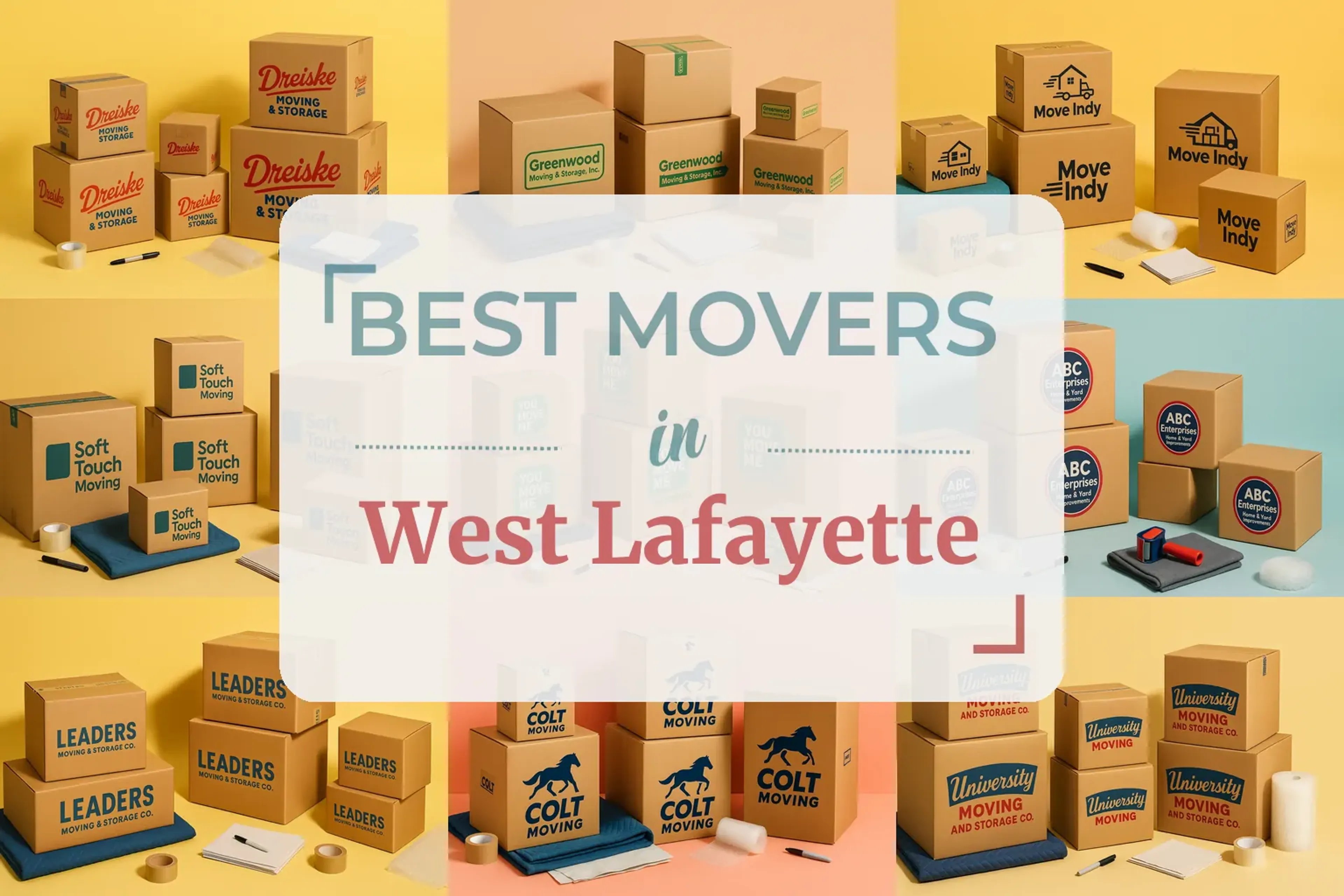 Side-by-side comparison of West Lafayette moving companies