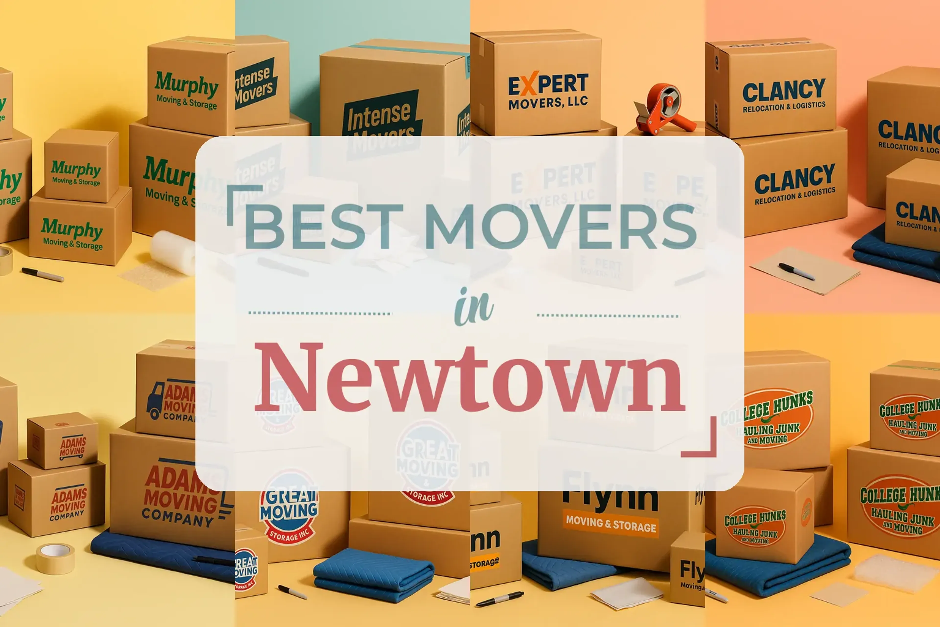 Side-by-side comparison of Newtown moving companies