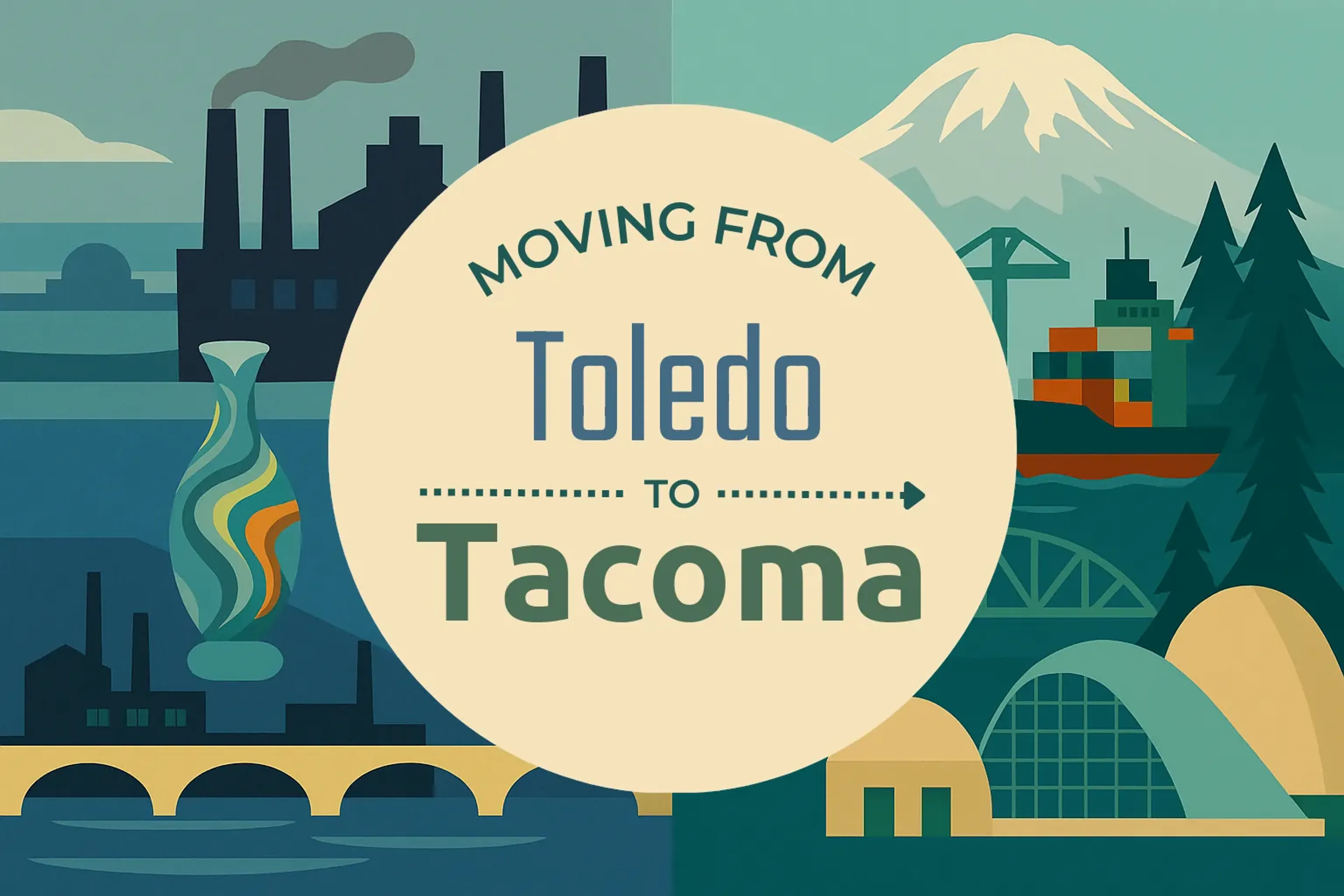 Side-by-side comparison of Toledo to Tacoma moving companies
