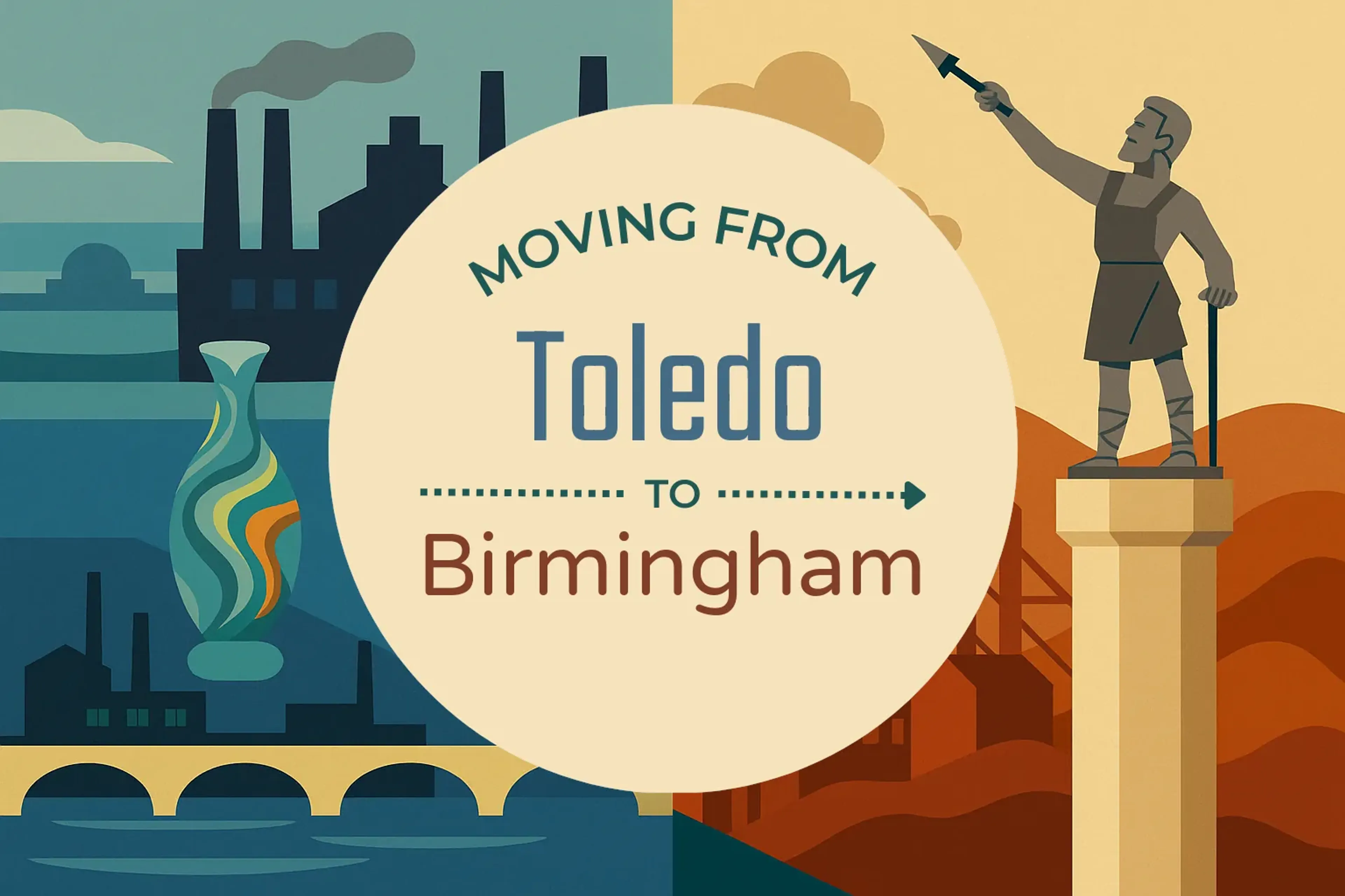 Side-by-side comparison of Toledo to Birmingham moving companies