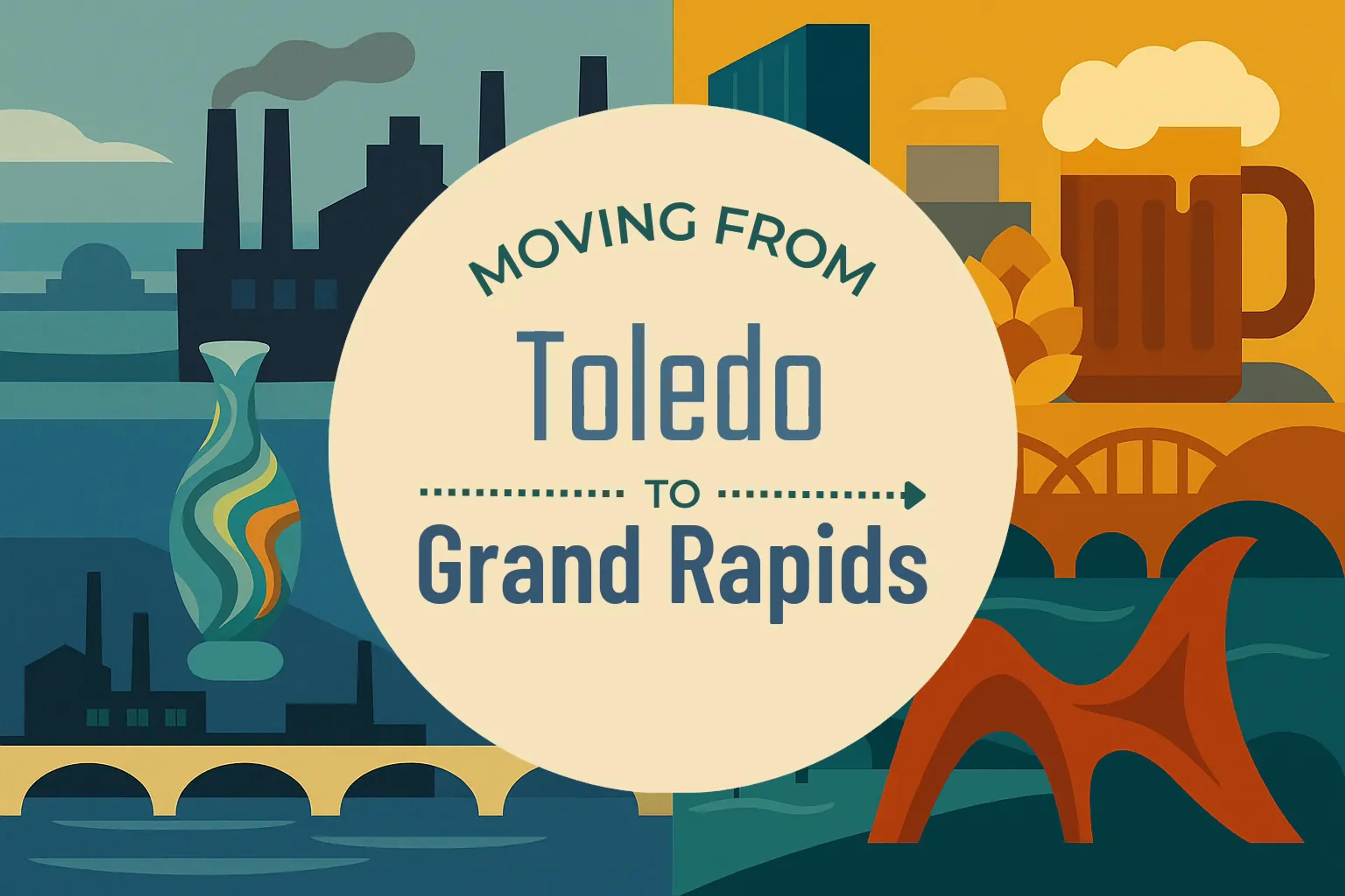 Side-by-side comparison of Toledo to Grand Rapids moving companies