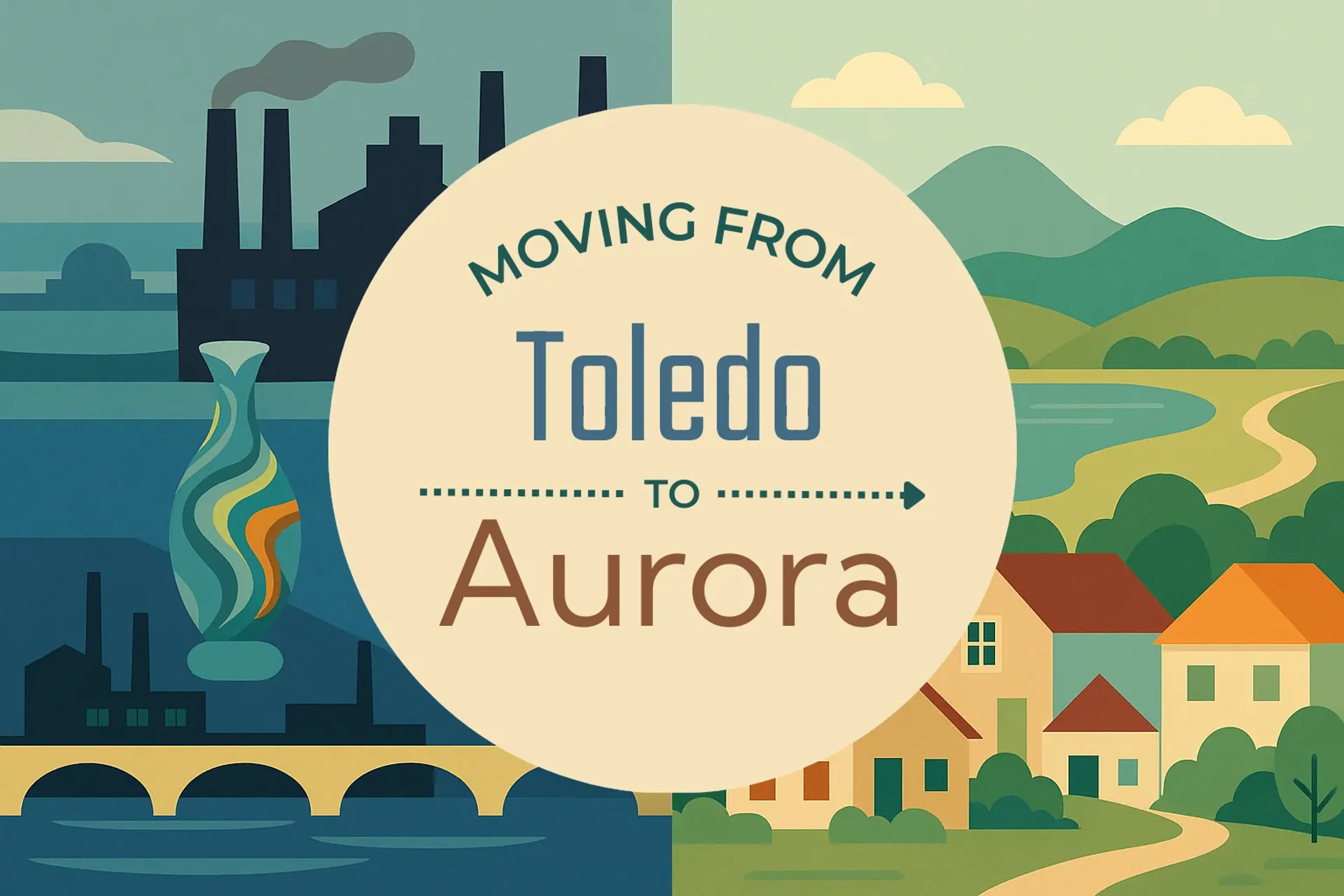 Side-by-side comparison of Toledo to Aurora moving companies