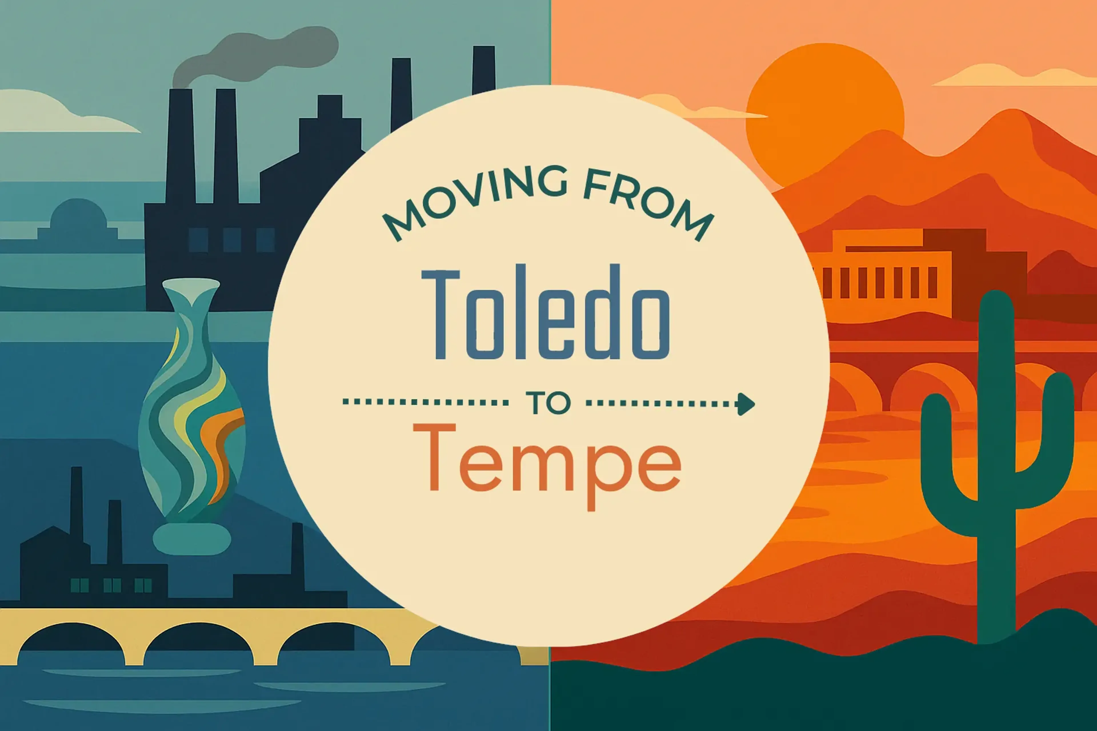 Side-by-side comparison of Toledo to Tempe moving companies